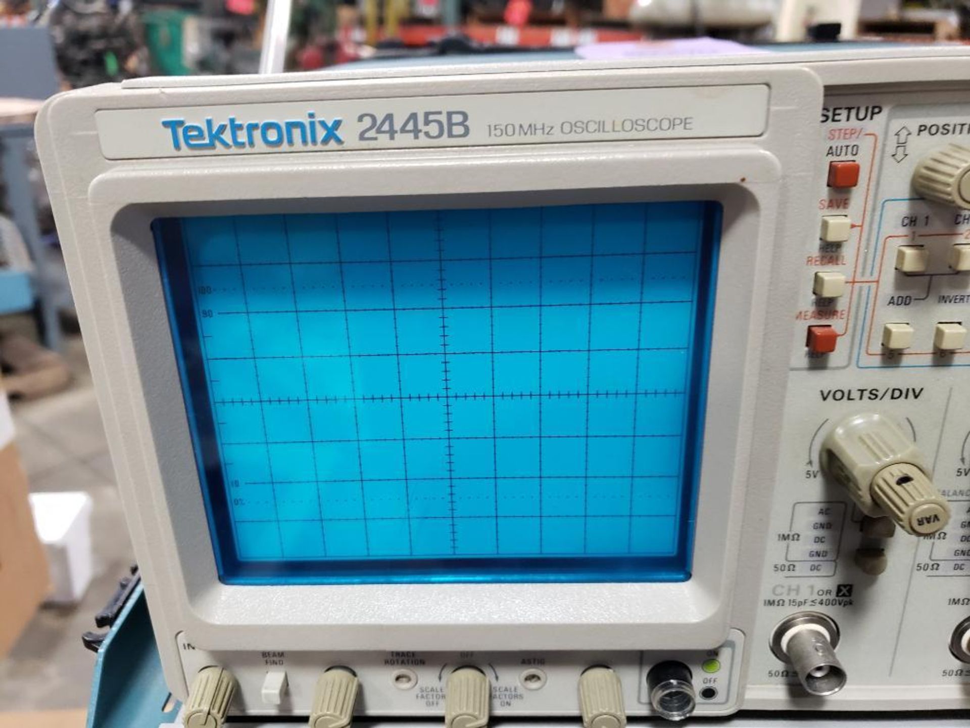 Tektronix oscilloscope. Model 2445B. - Image 3 of 9