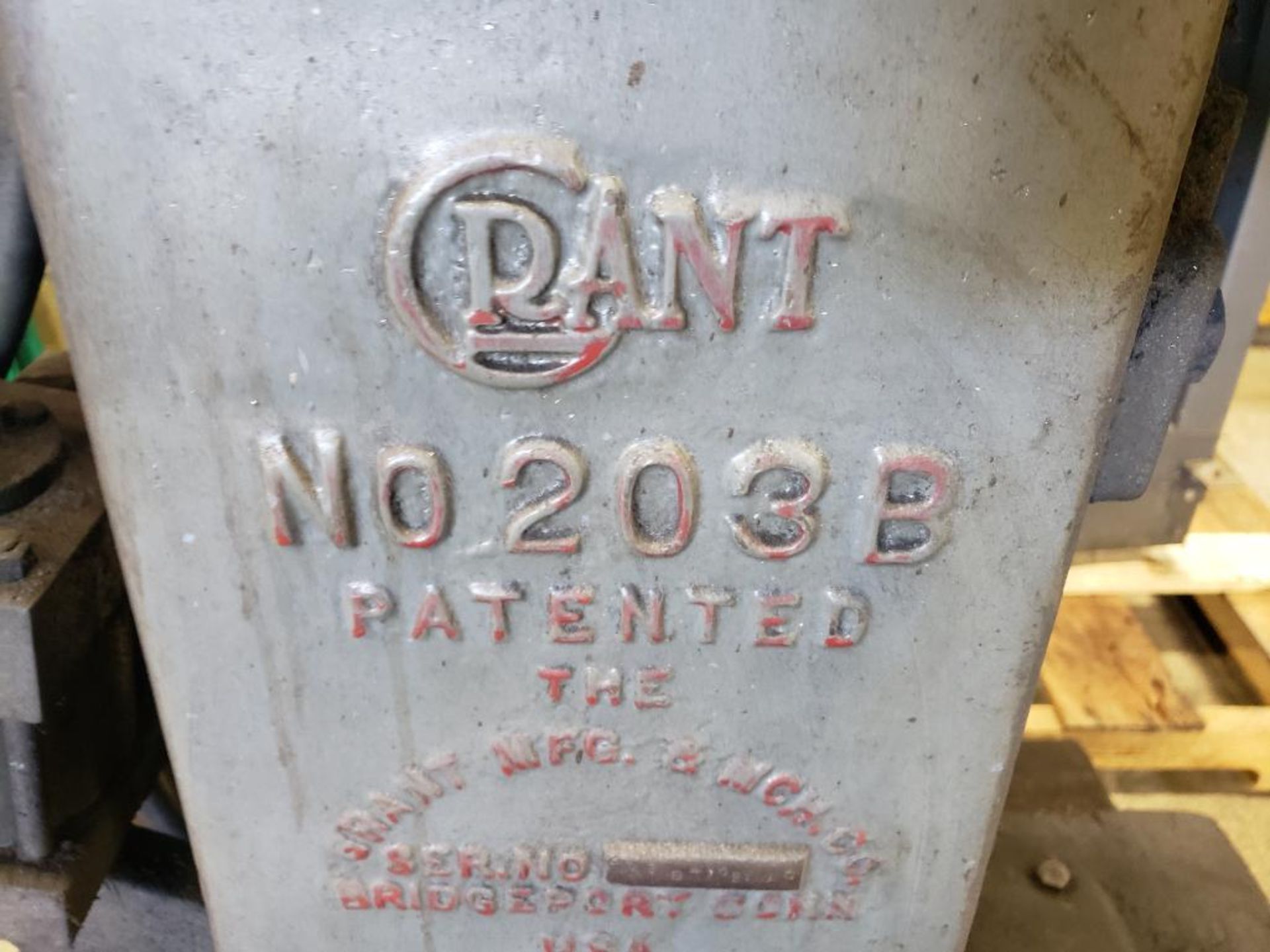 Grant rivet press. Model 203B. - Image 2 of 17