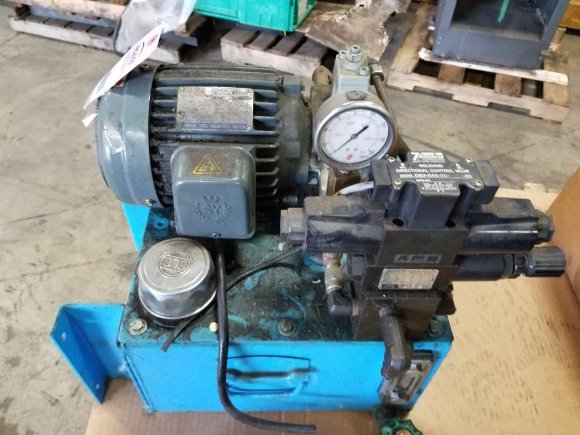 1hp hydraulic power pack. 3 phase 220/380v. - Image 2 of 7