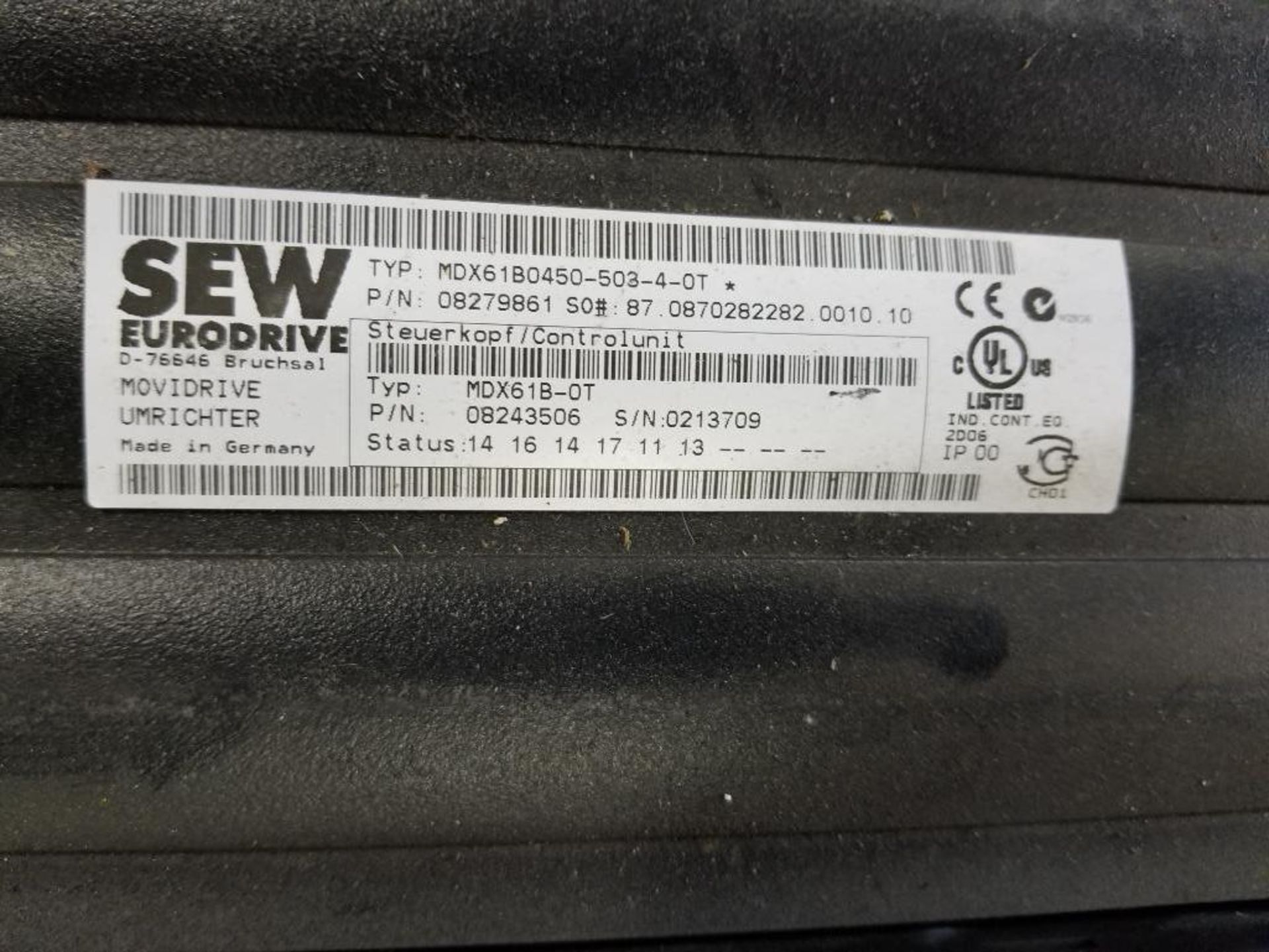 Sew Eurodrive drive. Model MDX60A0450-503-4-00. - Image 3 of 9