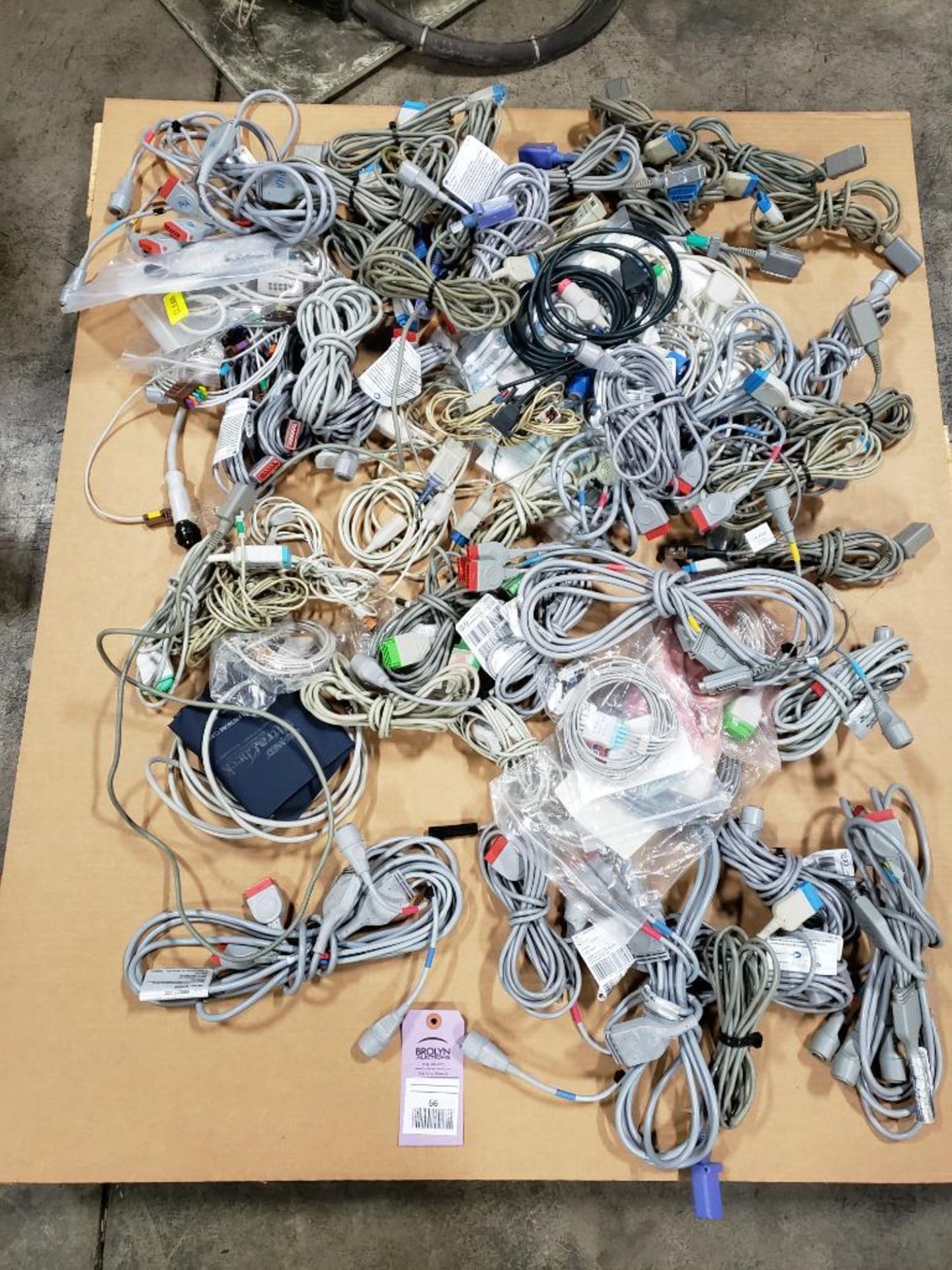 Large assortment of cords and cables.