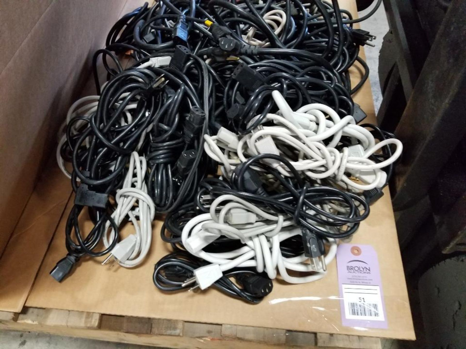 Large assortment of hospital grade cords. - Image 2 of 4