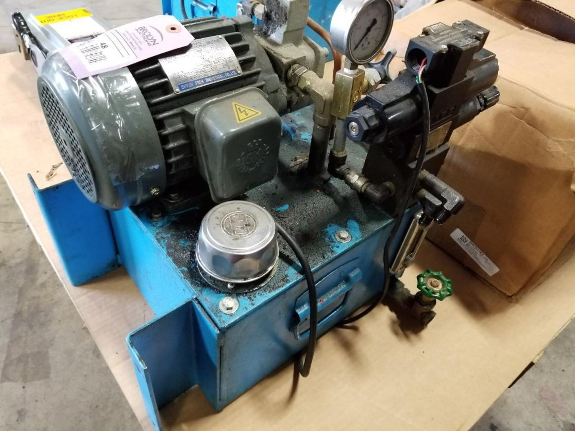 1hp hydraulic power pack. 3 phase 220/380v. - Image 2 of 7