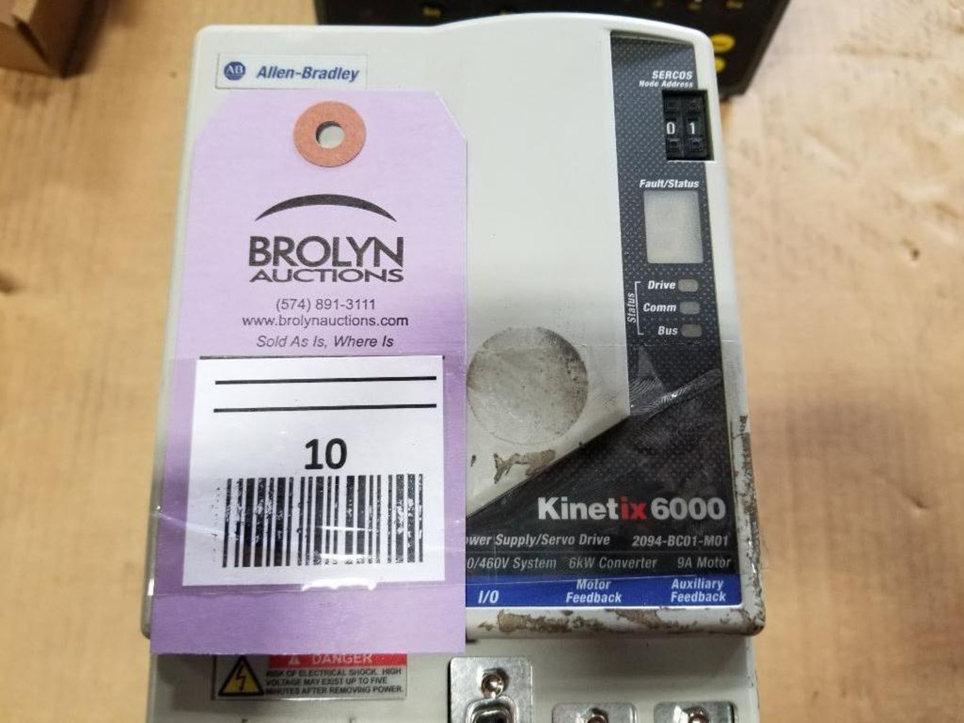 Allen Bradley Kinetix 6000 servo drive. Catalog 2094-BC01-M01.