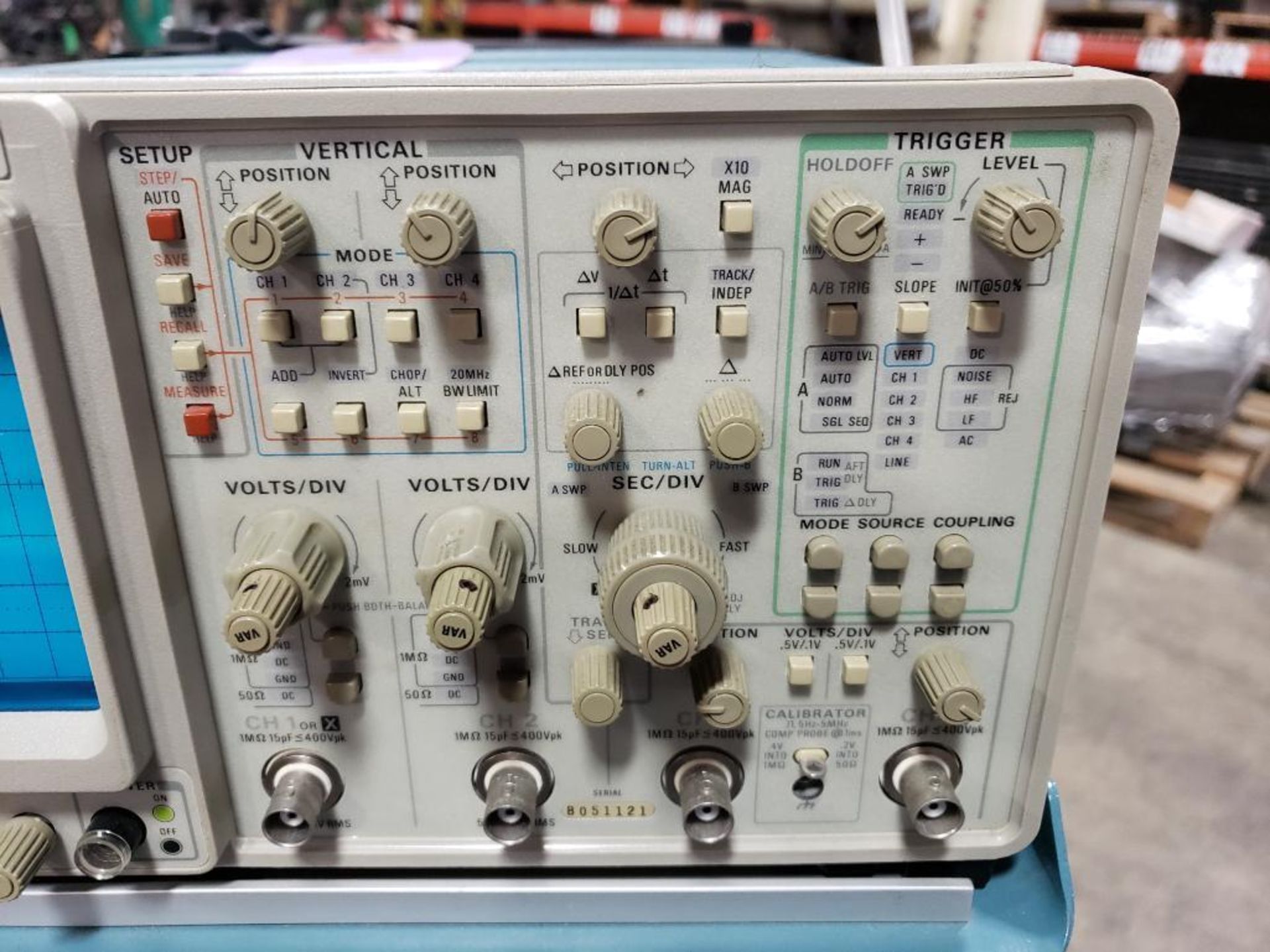 Tektronix oscilloscope. Model 2445B. - Image 4 of 9