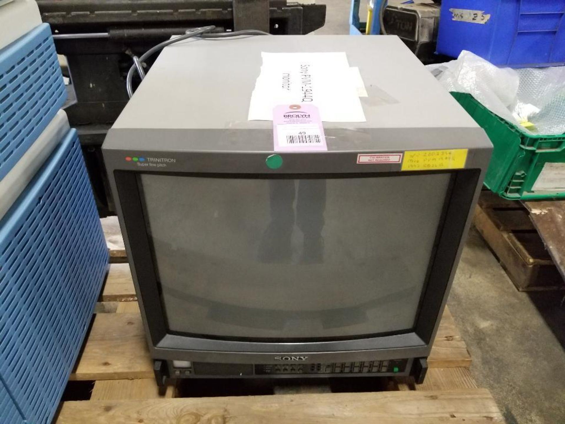 Sony broadcast monitor. Model number PVM-1944Q.