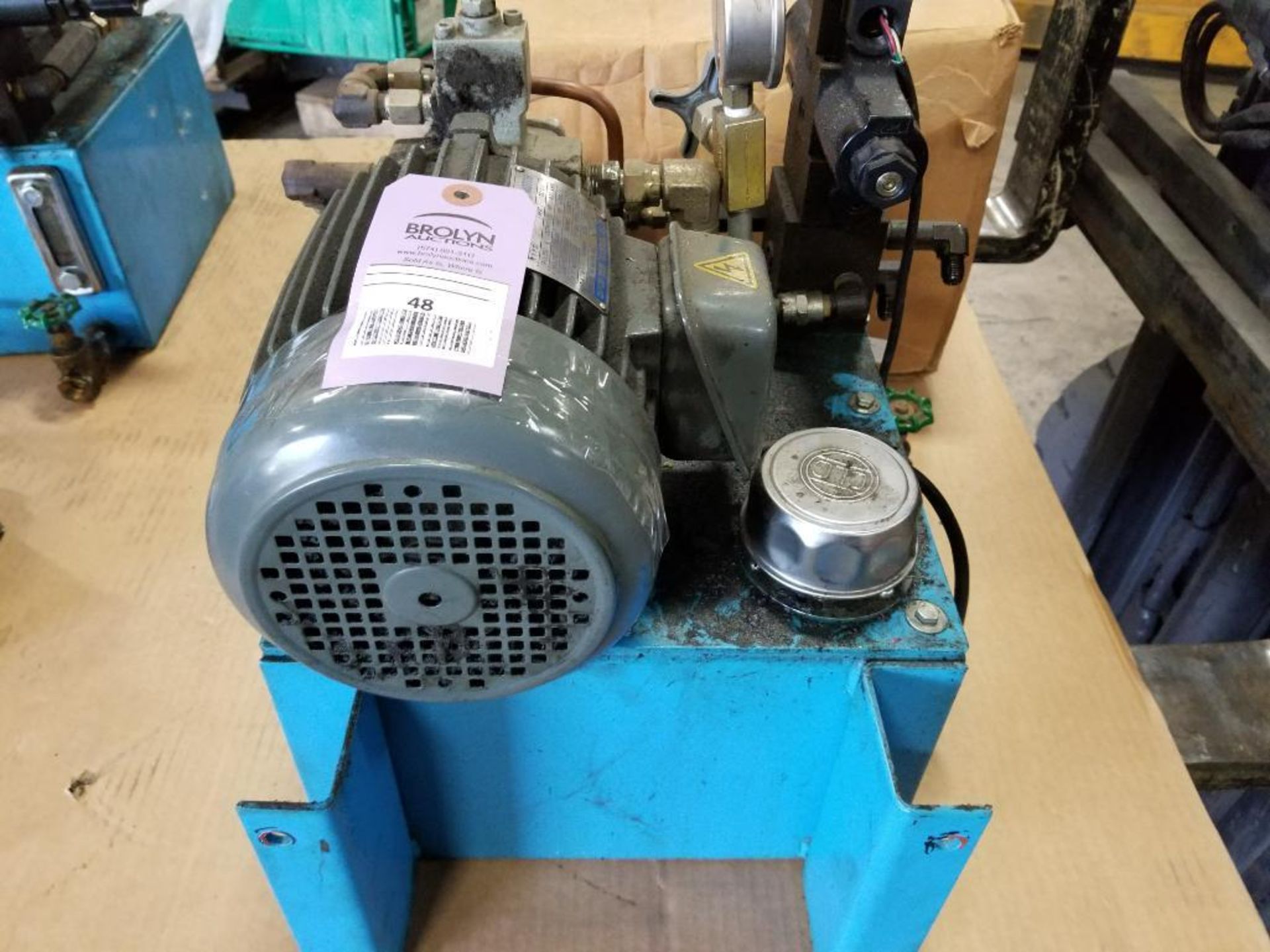 1hp hydraulic power pack. 3 phase 220/380v. - Image 7 of 7