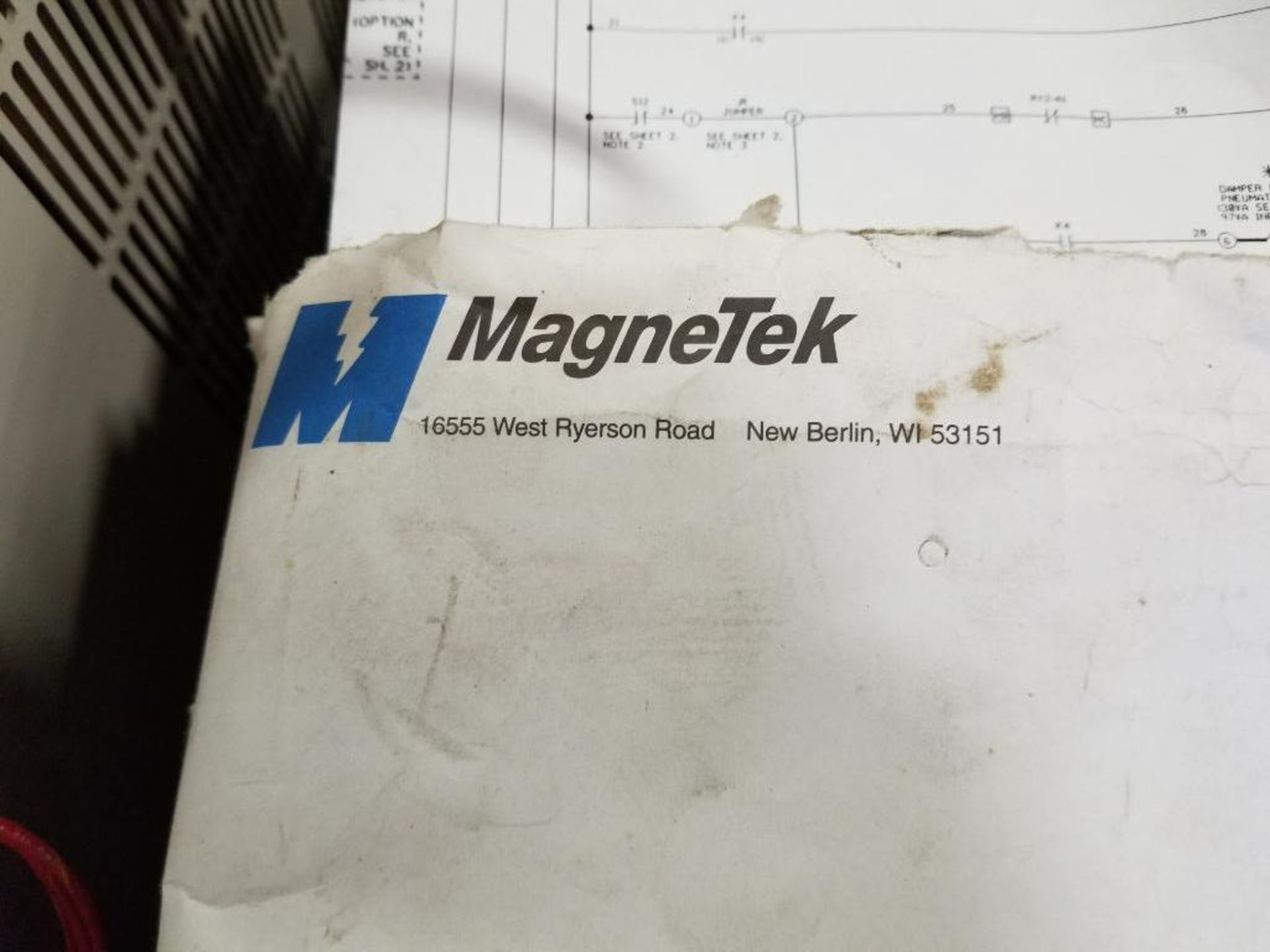 MagneTek AC drive. Model GPD505V-A054. 3 phase 200-220v, 0-208v output. - Image 11 of 19