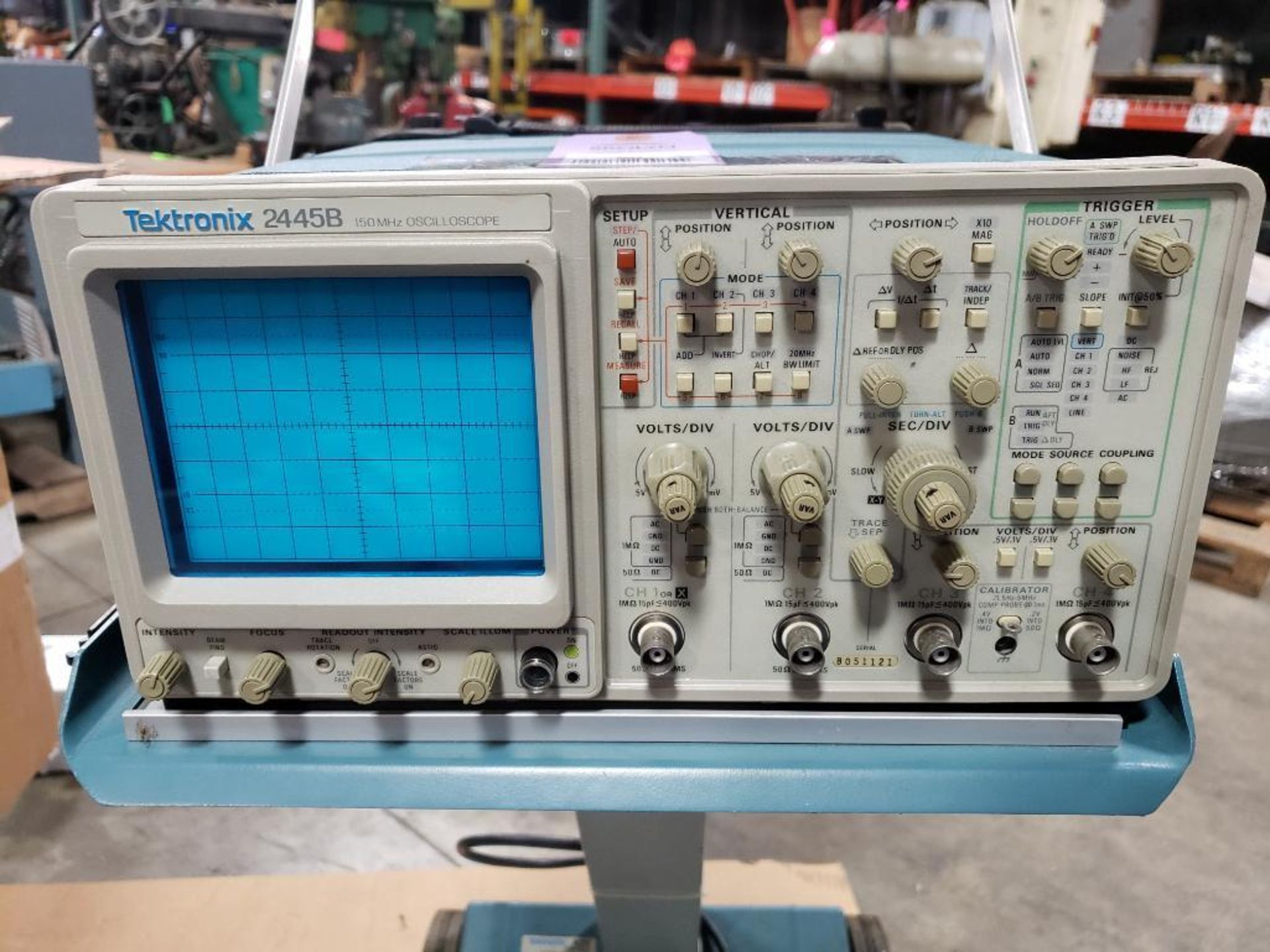 Tektronix oscilloscope. Model 2445B. - Image 5 of 9