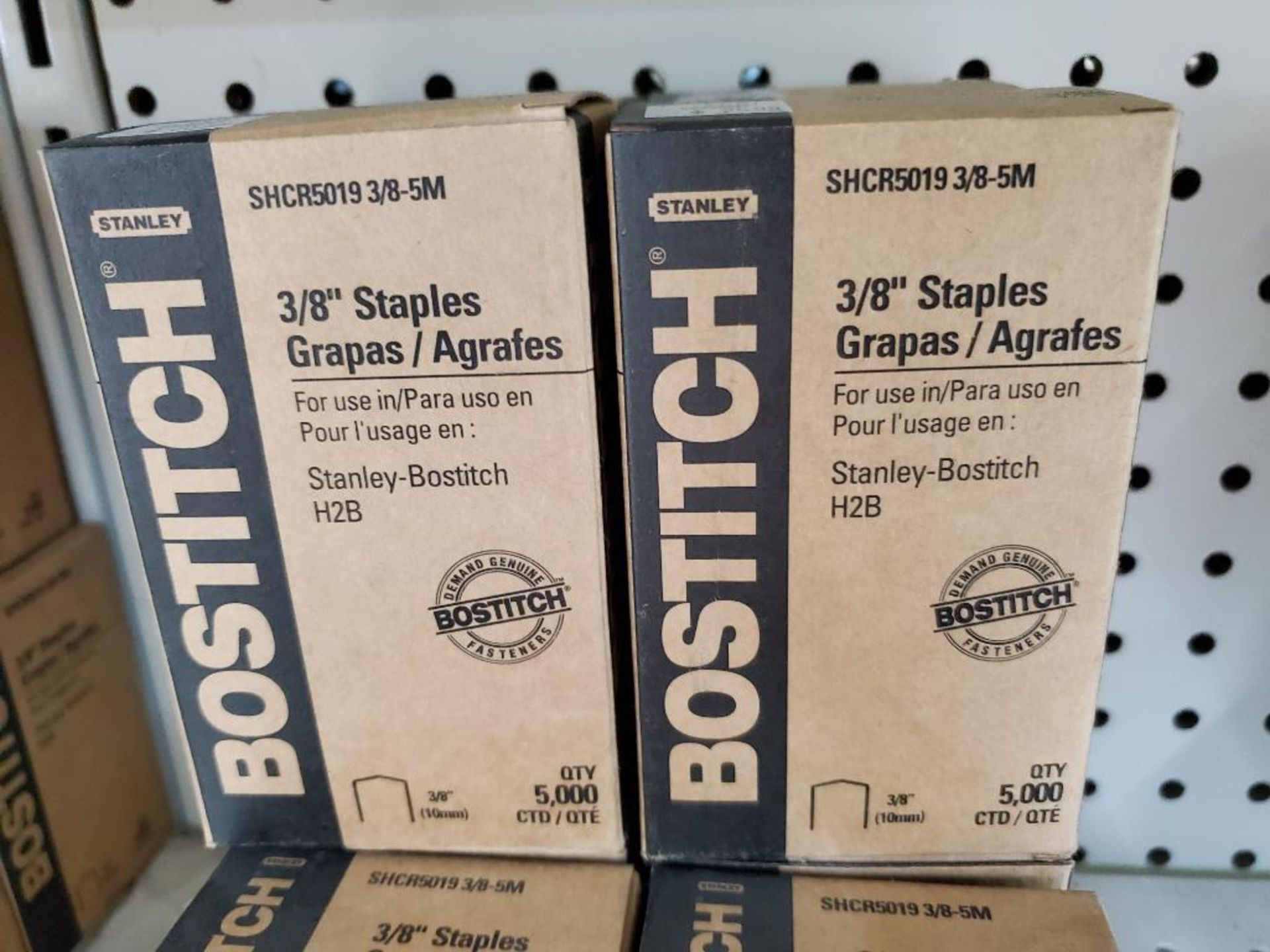 Qty 10 - Boxes Bostitch staples 3/8" x 3/8". New stock. - Image 2 of 3