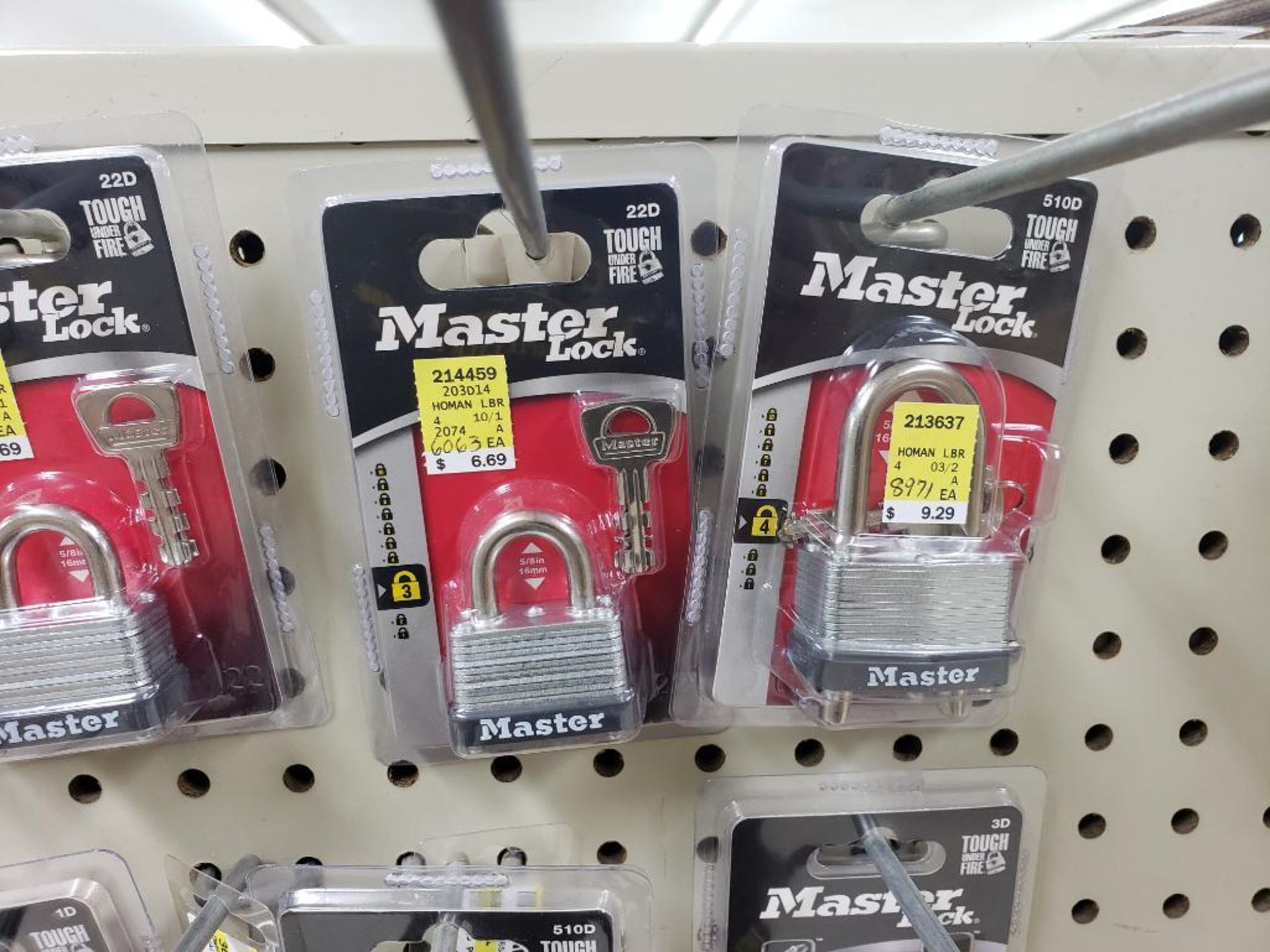 Large assortment of Master Lock padlocks. New in package. - Image 2 of 8