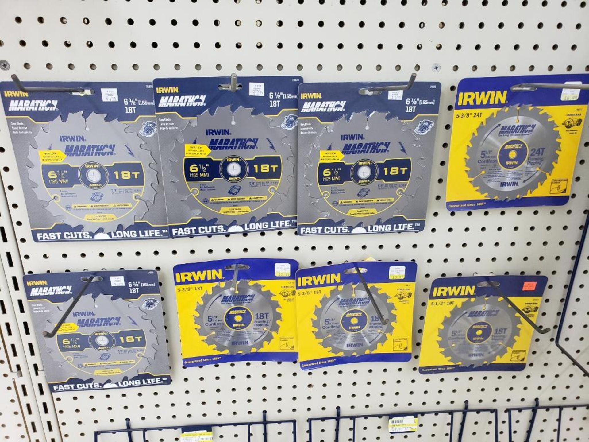 Assorted circular saw blades. New in package.