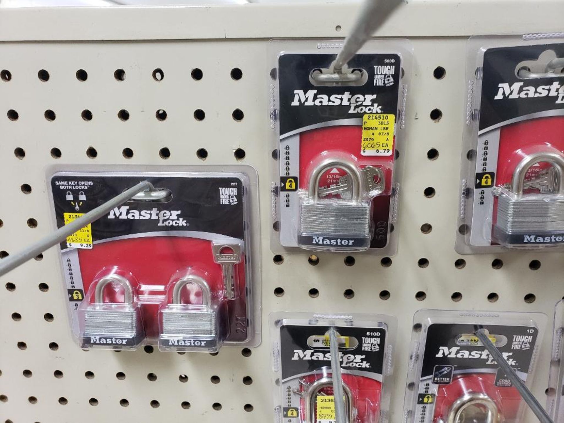 Large assortment of Master Lock padlocks. New in package. - Image 4 of 8