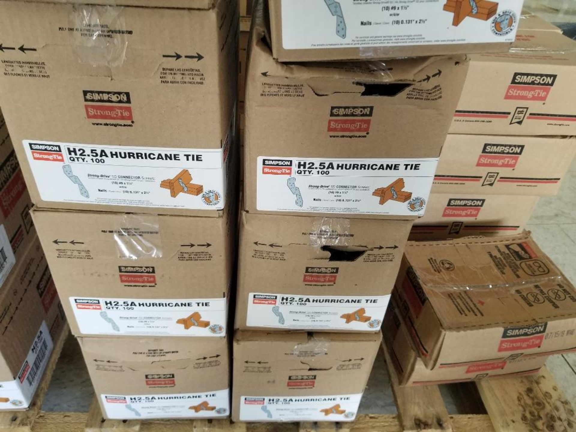 Complete skid of assorted hangers and structural supports. New stock. - Image 12 of 15