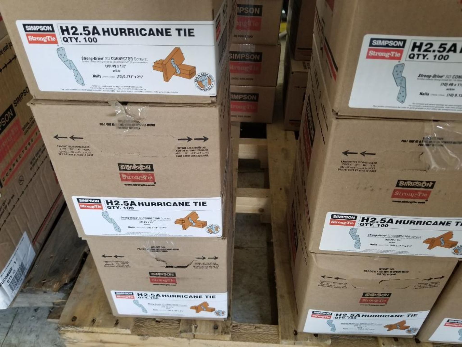 Complete skid of assorted hangers and structural supports. New stock. - Image 15 of 15