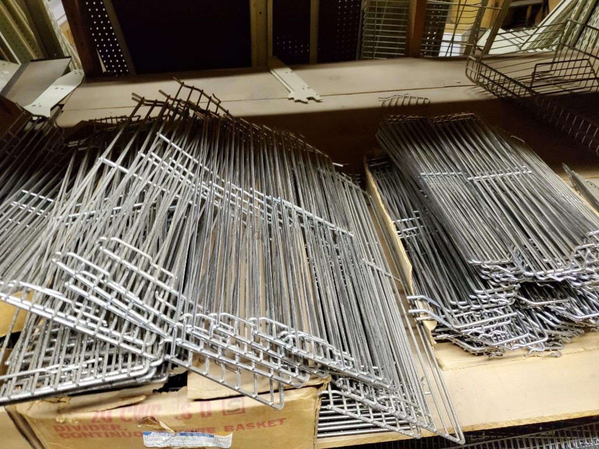 Large assortment of shelving components in attic. - Image 15 of 17