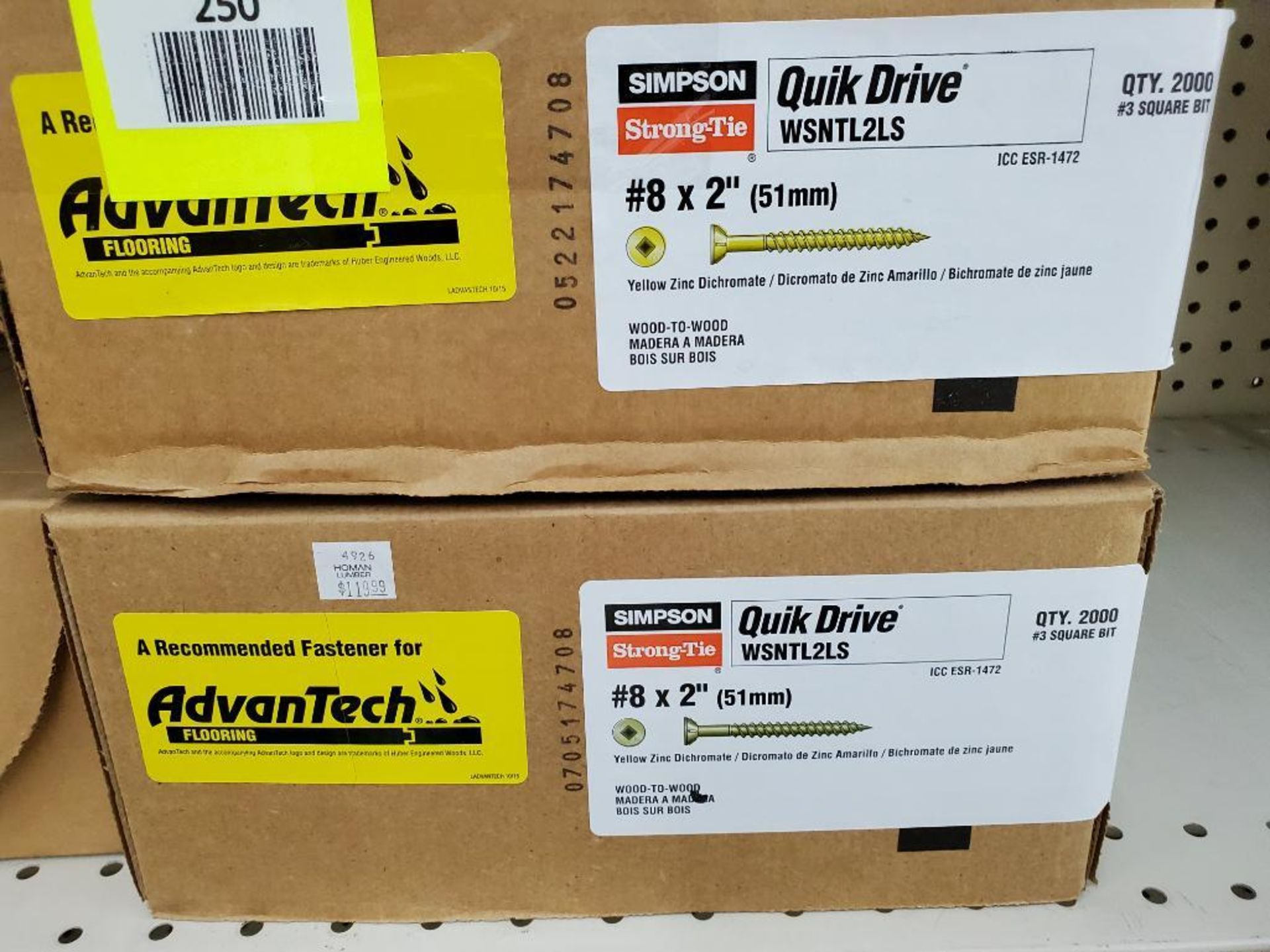 Qty 4 - Boxes of Simpson Quik Drive screws. New stock. - Image 4 of 5