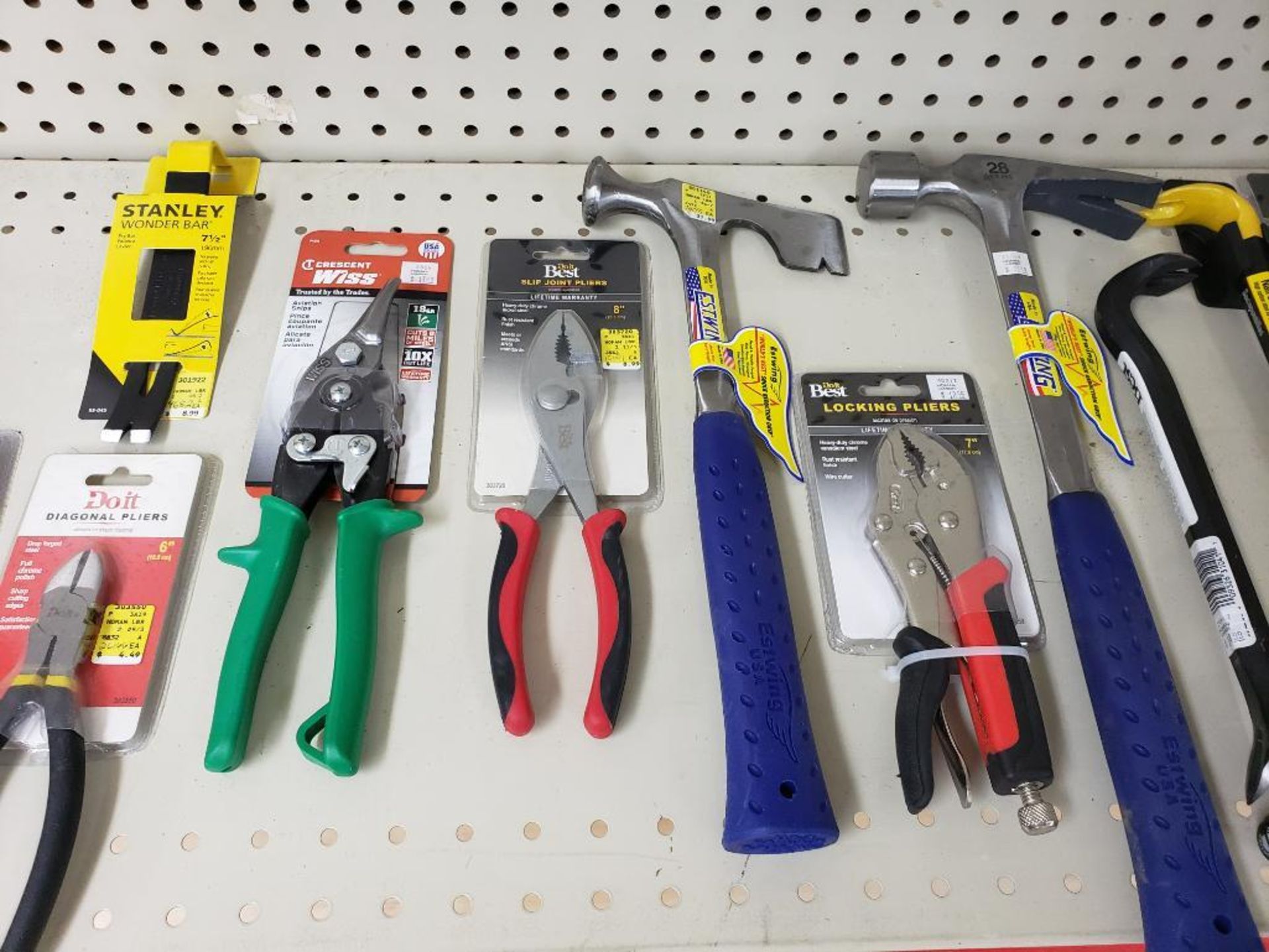 Large assortment of tools. Hammers, prybars, snips, plyers, and more! New as pictured. - Image 6 of 11