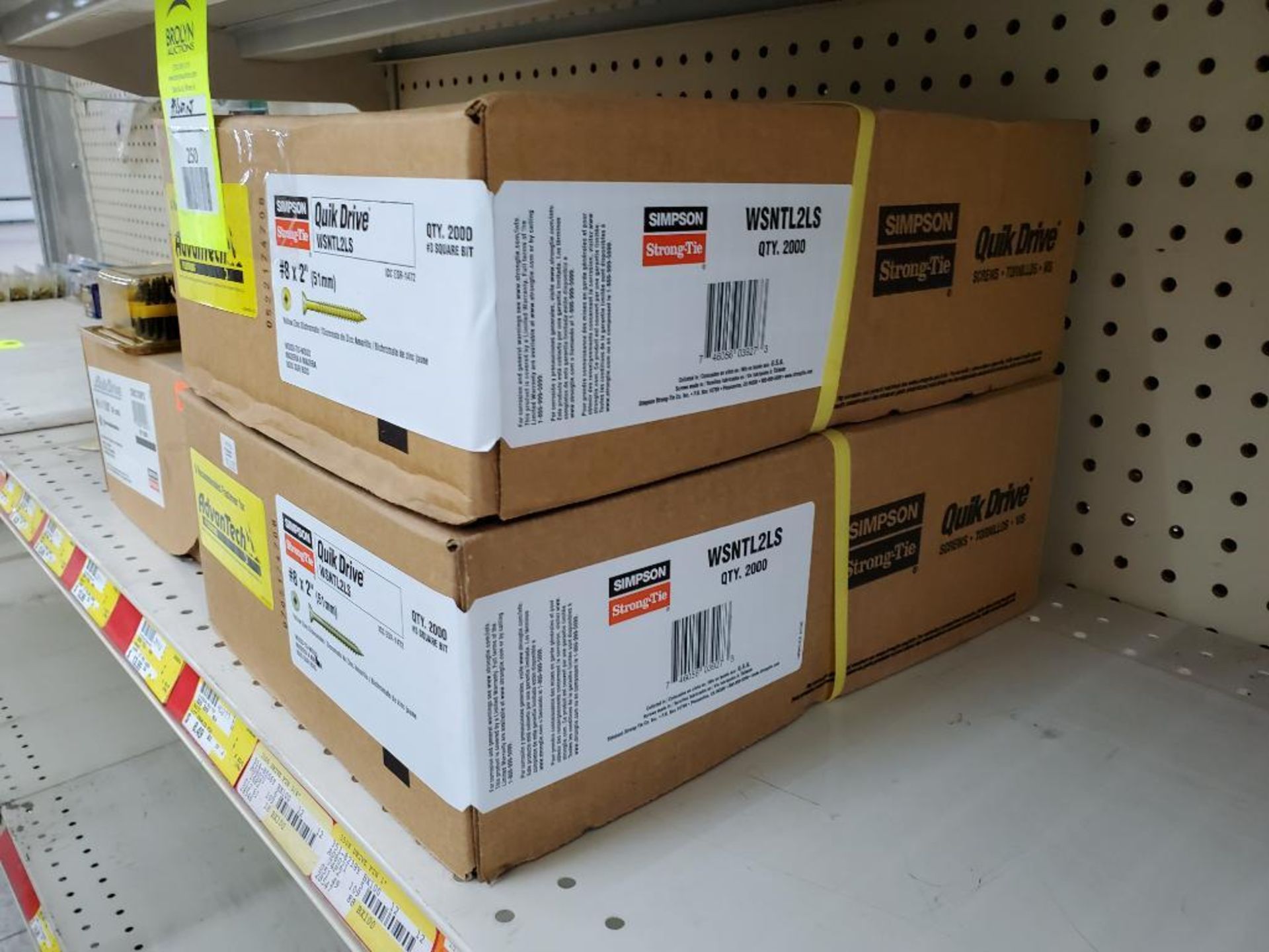 Qty 4 - Boxes of Simpson Quik Drive screws. New stock. - Image 5 of 5