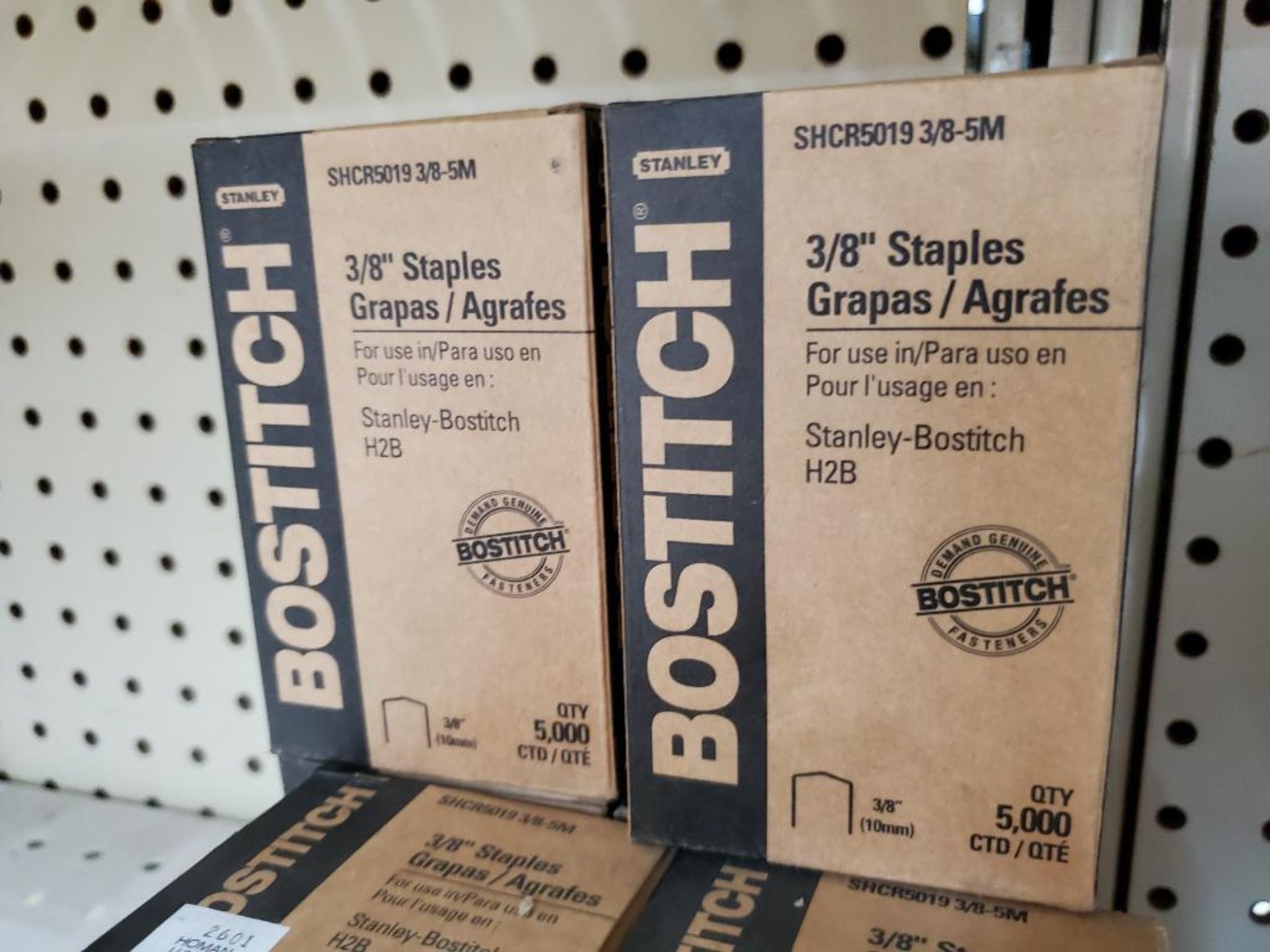 Qty 10 - Boxes Bostitch staples 3/8" x 3/8". New stock. - Image 4 of 4