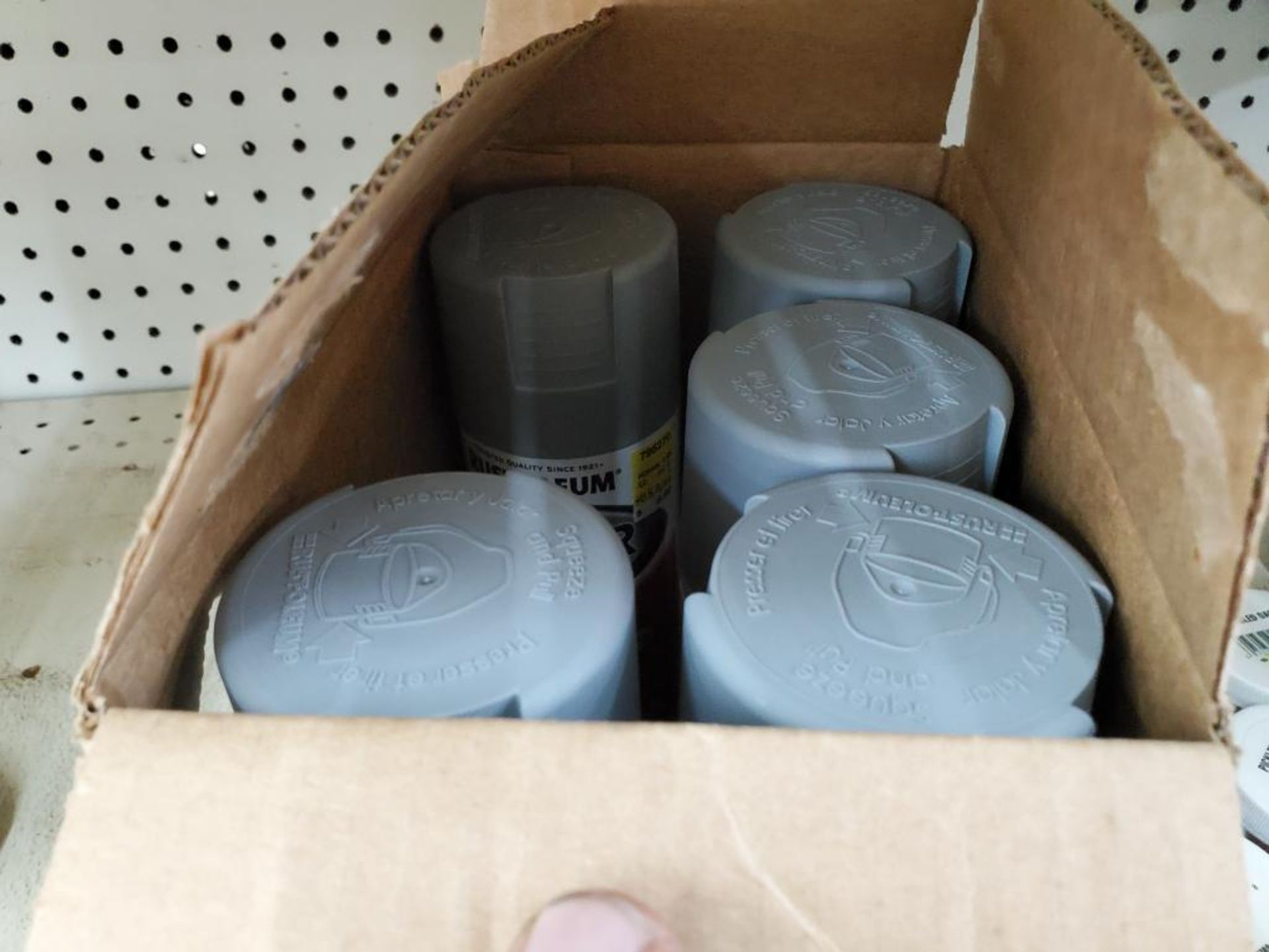 Large assortment of spray paint wood filler etc. - Image 8 of 10