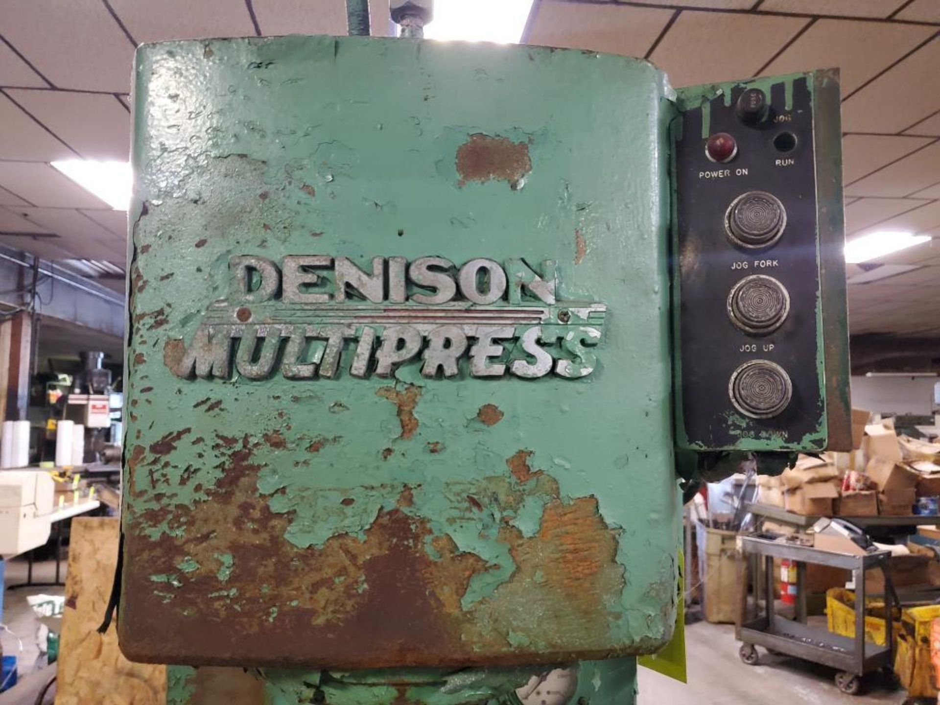 6 ton Denison Multipress. 5hp hydraulic unit. 16in daylight, 6in throat 10in stroke. 2in ram. - Image 12 of 13