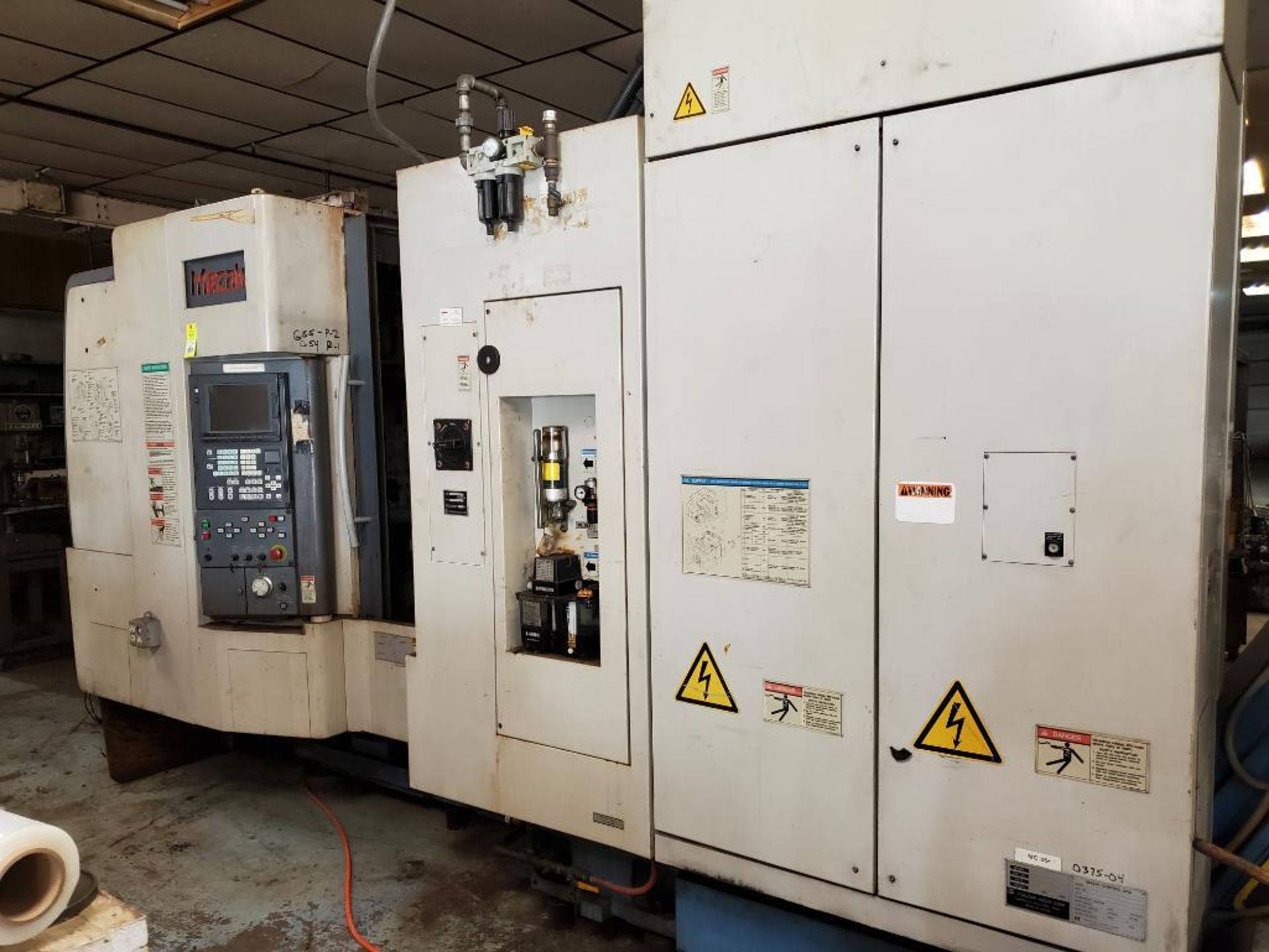 Mazak Machining center. Model PFH-4800. Serial number 162398. Mfg Date 10/02. - Image 16 of 16