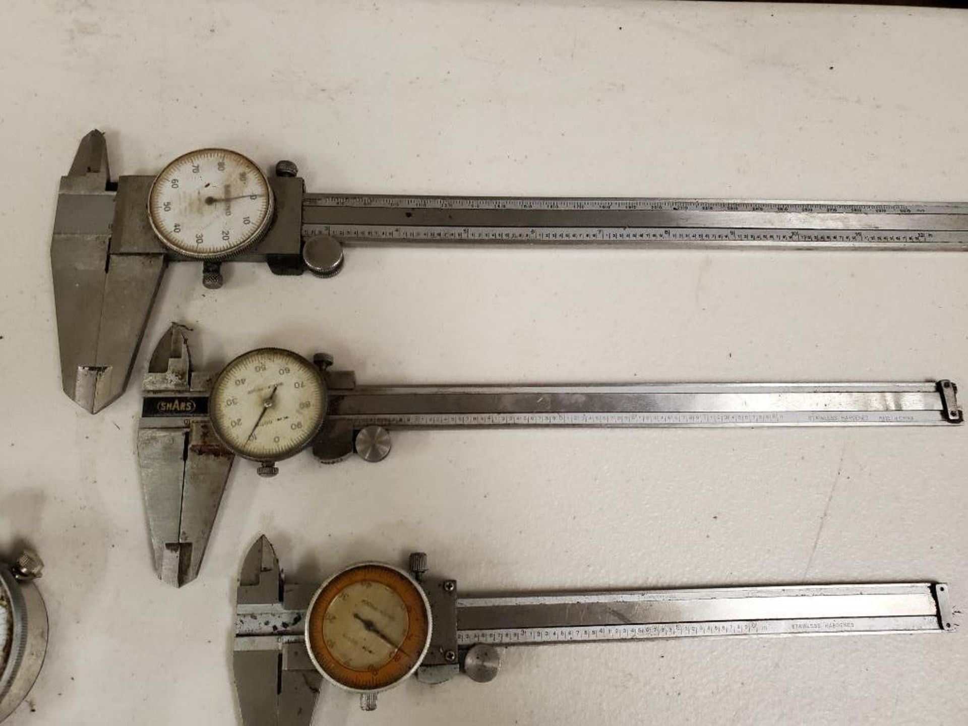 Assorted calipers, depth gauges. Mitutoyo, Phase II. - Image 9 of 11