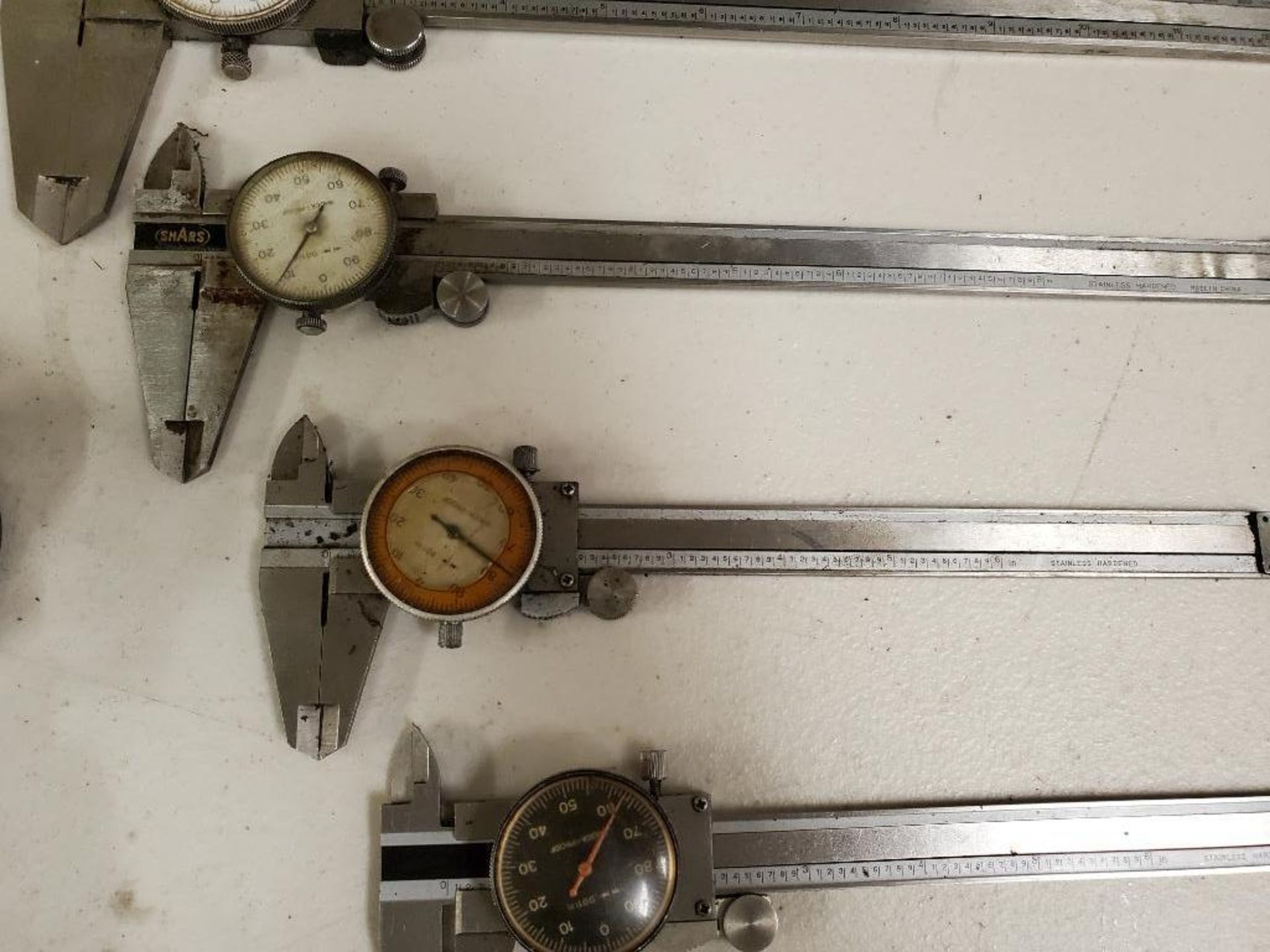 Assorted calipers, depth gauges. Mitutoyo, Phase II. - Image 8 of 11