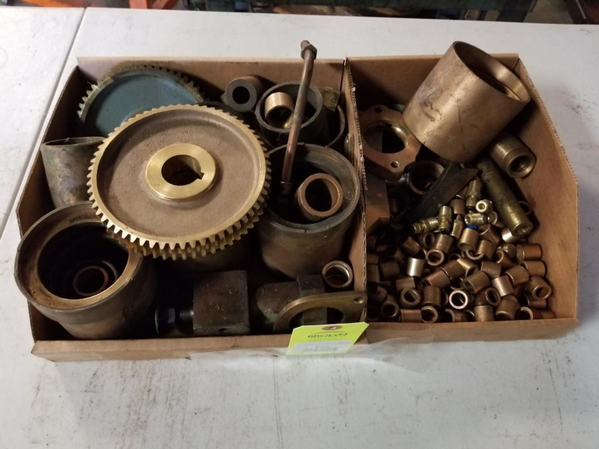 Assorted brass and/or bronze.