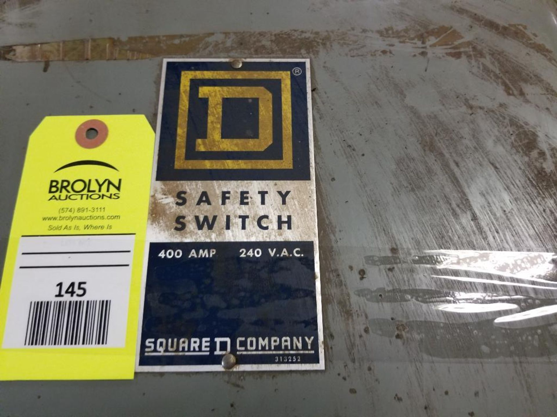 400amp Square D safety disconnect. - Image 2 of 4