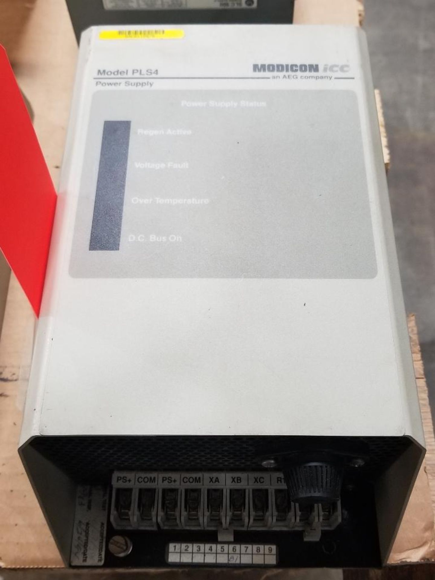 AEG Modicon PLS4 power supply. 110-144.