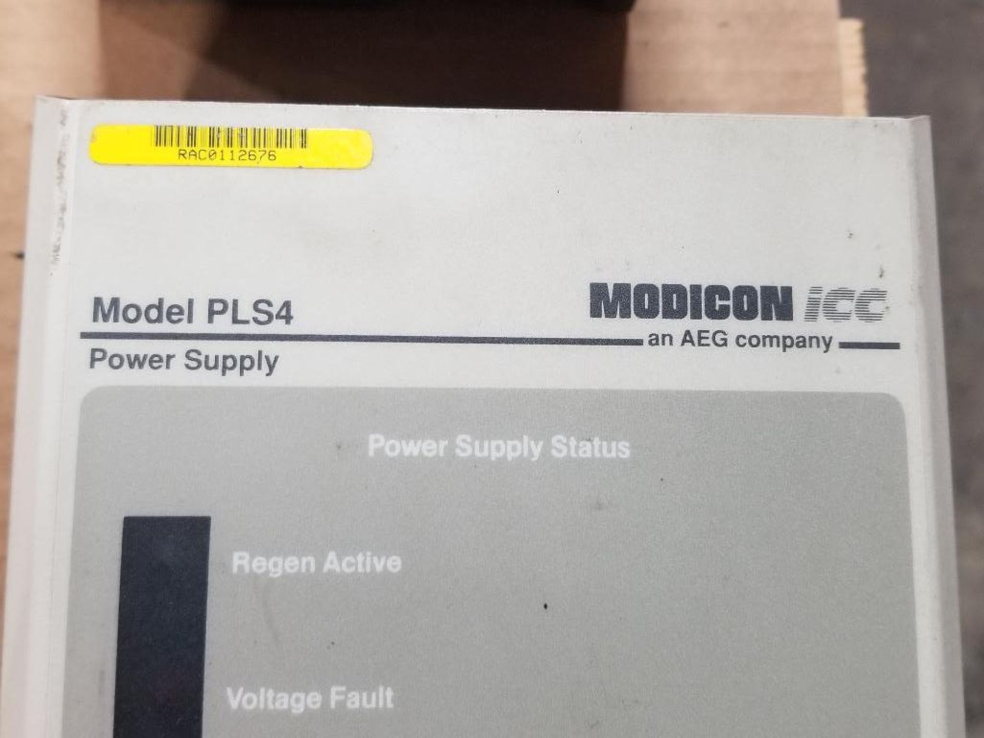 AEG Modicon PLS4 power supply. 110-144. - Image 2 of 6