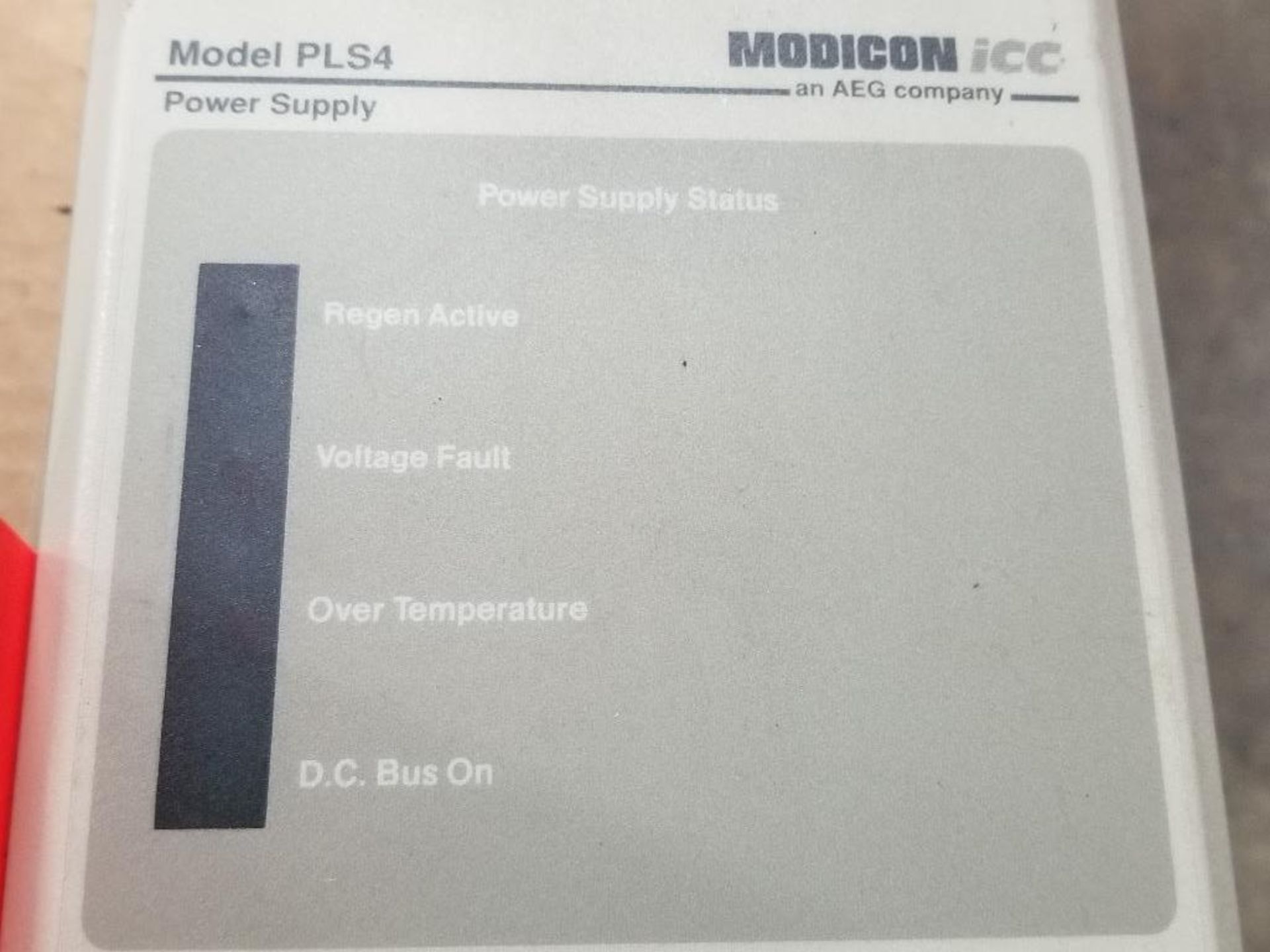 AEG Modicon PLS4 power supply. 110-144. - Image 3 of 6