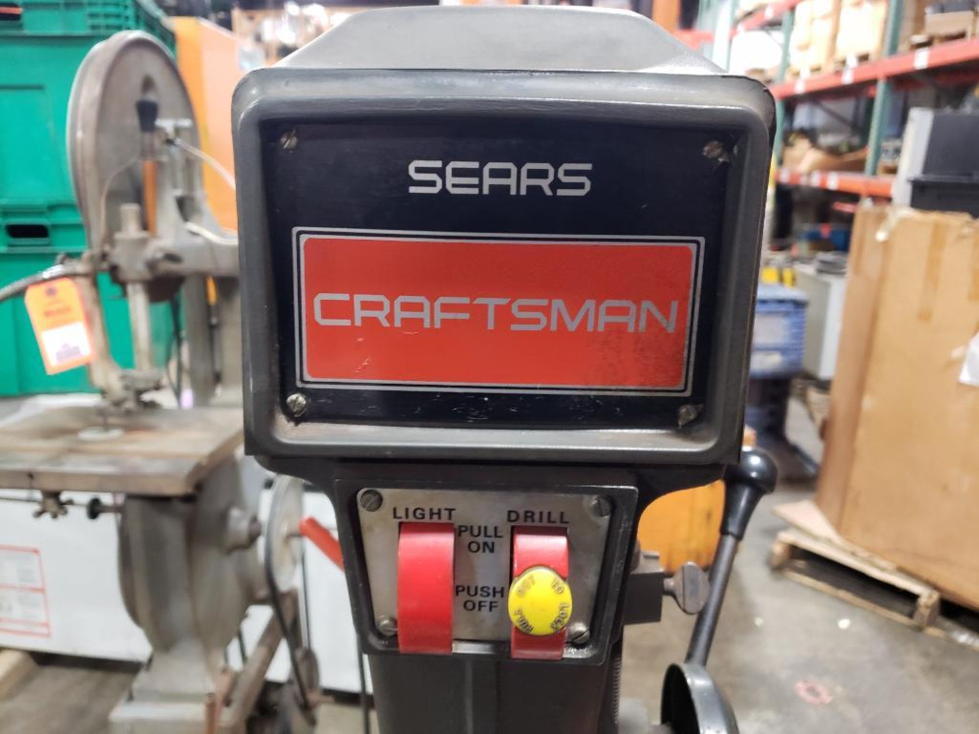 Sears Craftsman drill press. 1/2HP motor, 115/230V, 1PH, 1725RPM. - Image 3 of 10