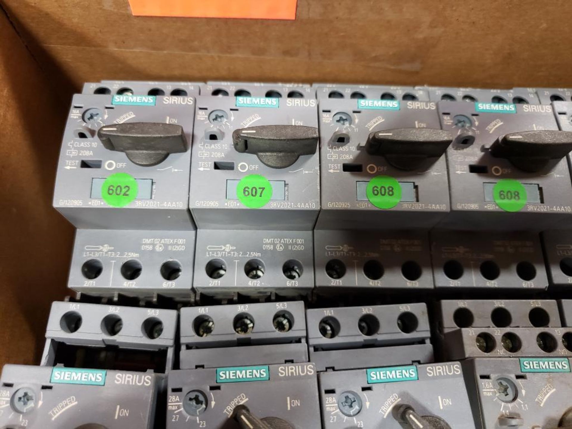 Assorted electrical contactor starters. Siemens. - Image 2 of 8