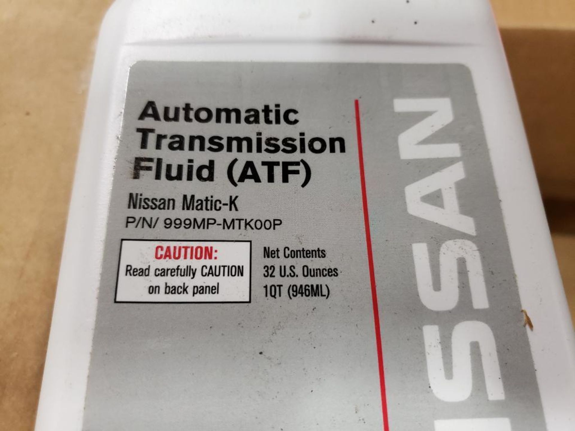 Qty 36 - Nissan Automatic transmission fluid (ATF) 999MP-MTK00P. (3 Boxes of 12 Bottles each). - Image 4 of 4