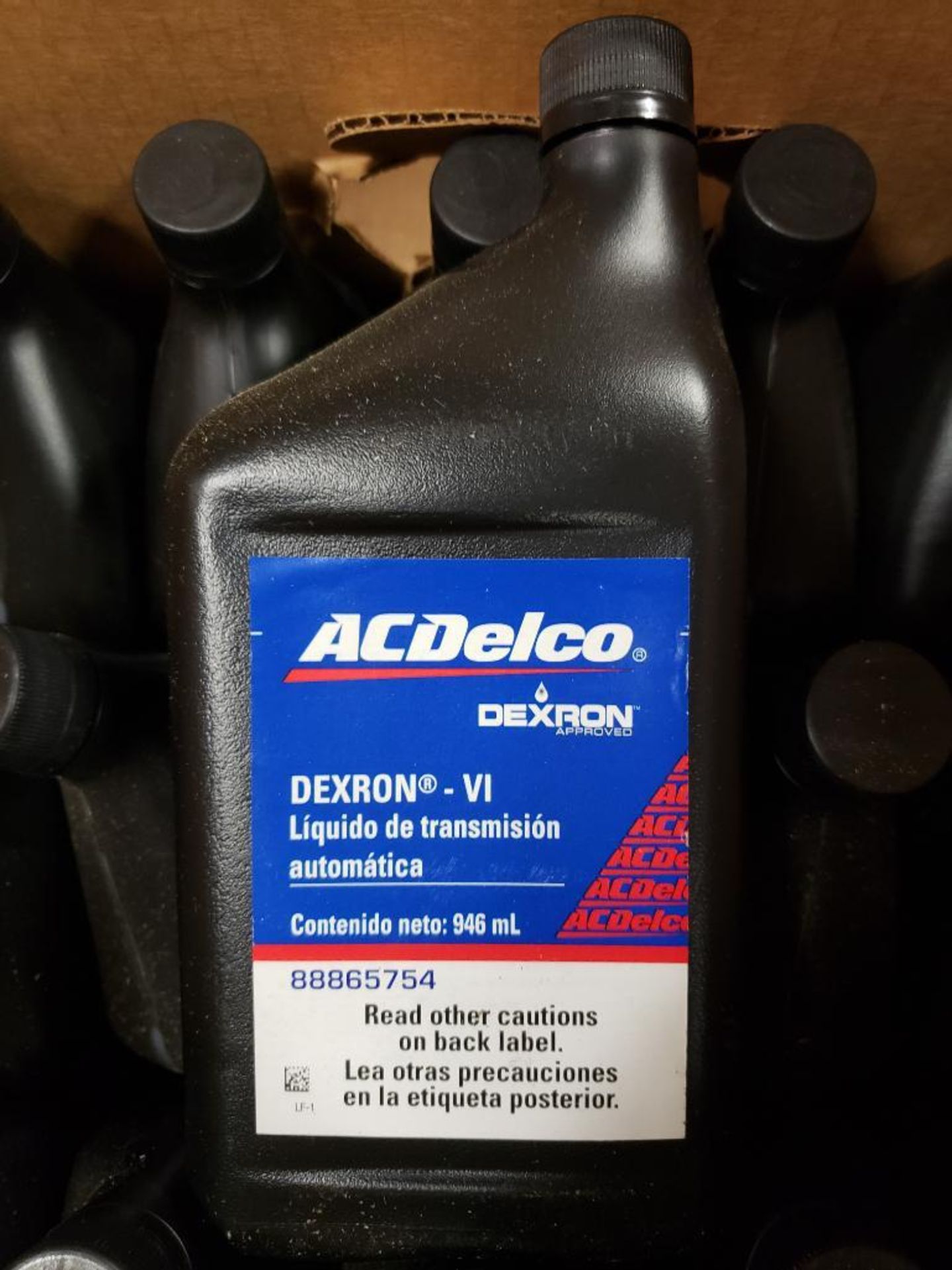 Qty 15 - AC Delco Dexron - VI transmission fluid. 946mL bottles. 88865754. - Image 2 of 3