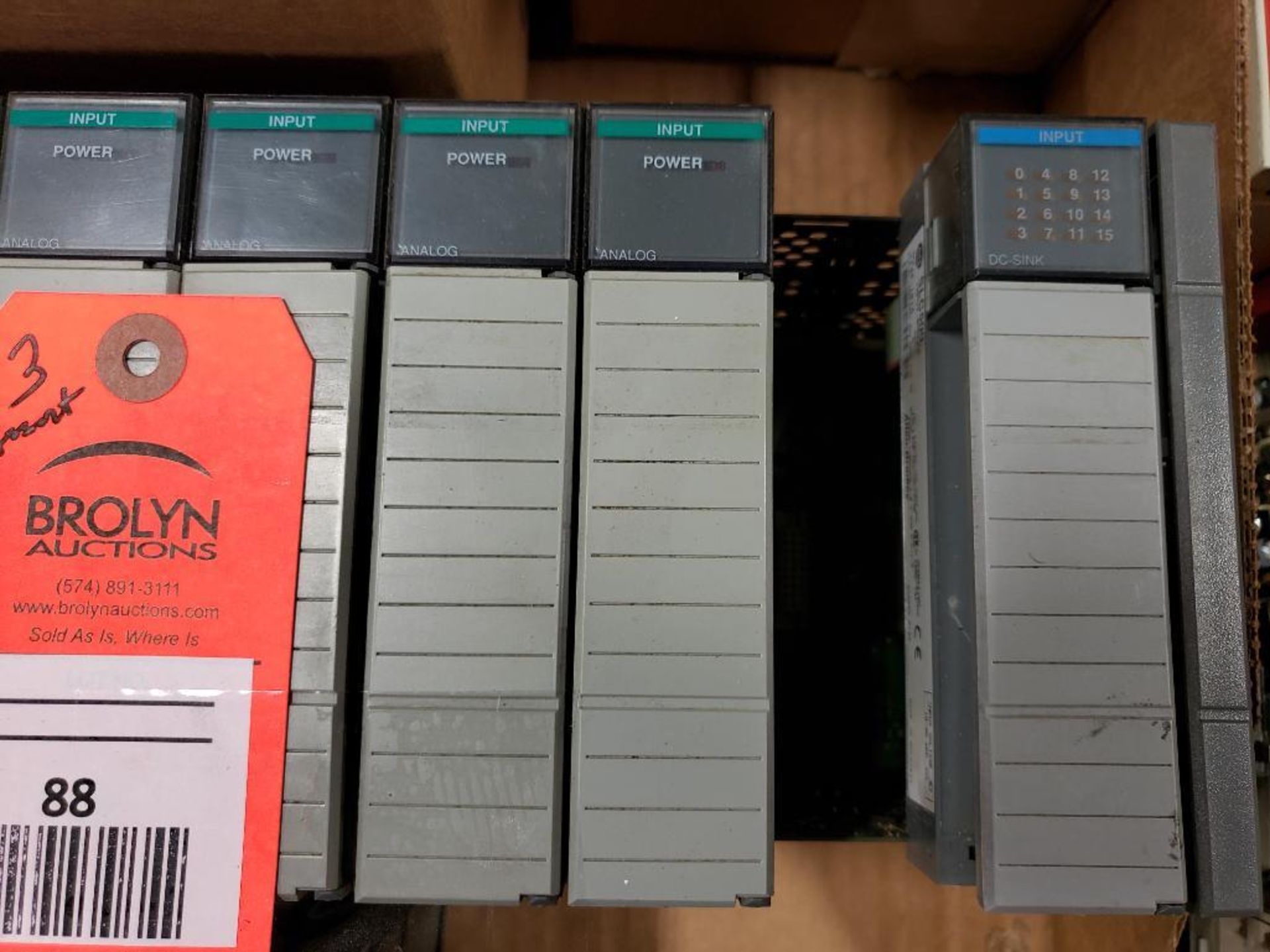 Qty 3 - Assorted Allen Bradley SLC control racks. 5/01 CPU, Scanner, and I/O units. - Image 4 of 8