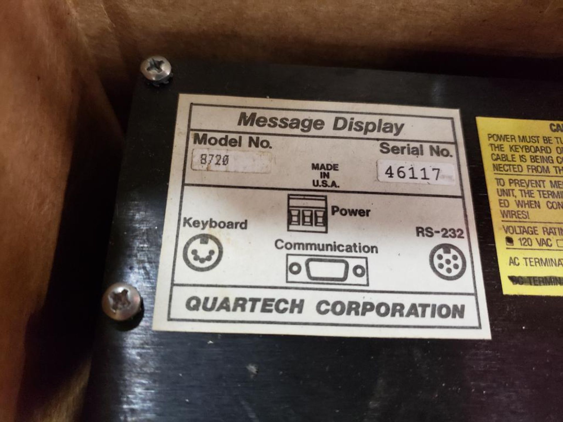 Assorted electrical relay, power supply, display. Quartech, Omron, Phoenix Contact, Hubbell. - Image 7 of 11