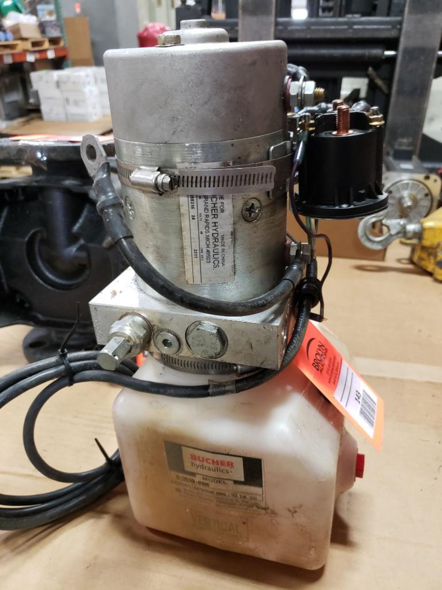 Bucher Hydraulics B-3530-0106 power pack.