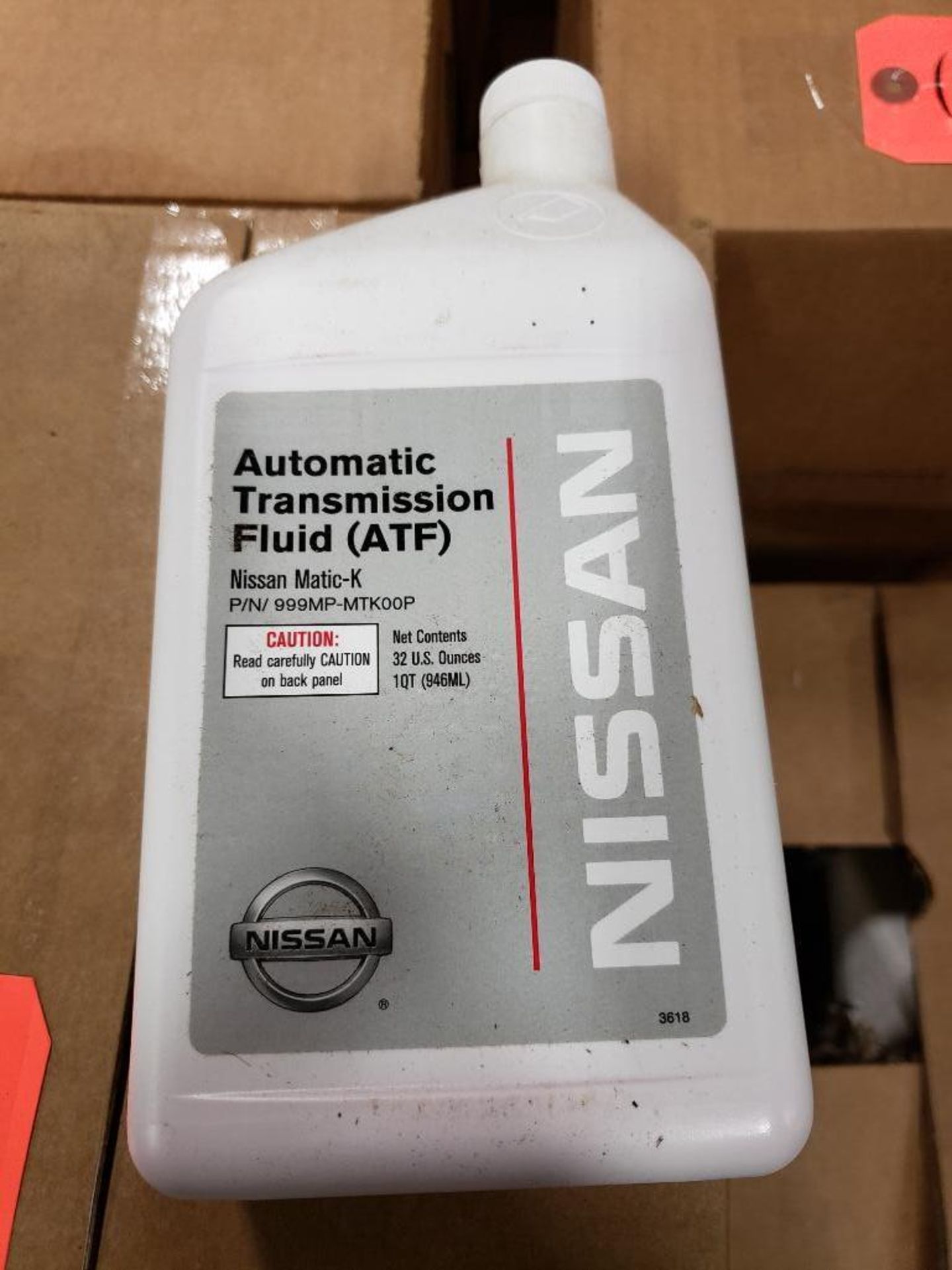Qty 36 - Nissan Automatic transmission fluid (ATF) 999MP-MTK00P. (3 Boxes of 12 Bottles each). - Image 3 of 4