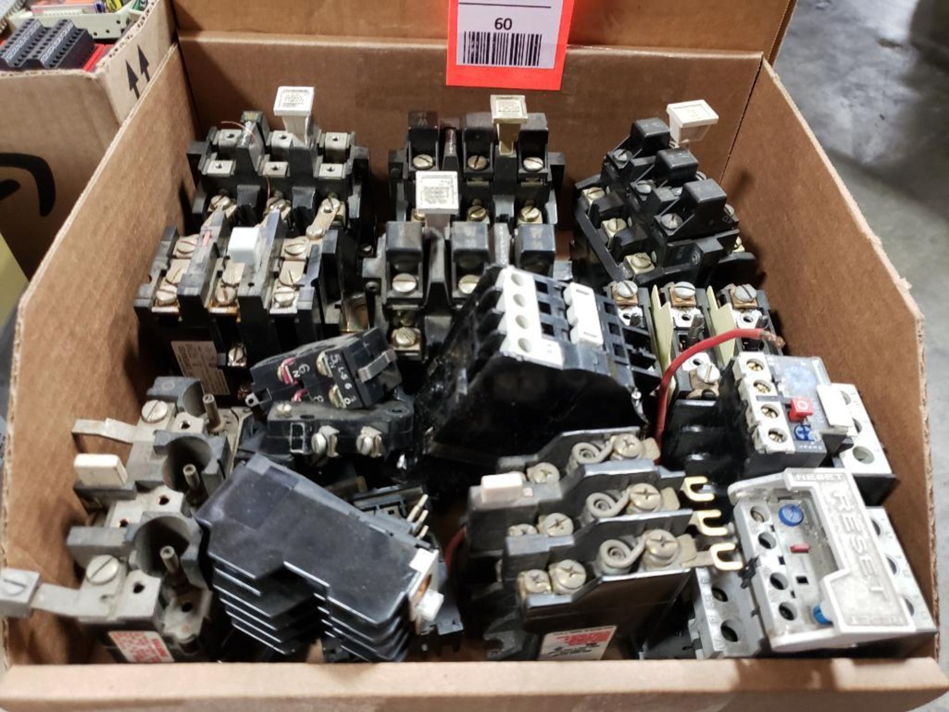 Assorted electrical starter relay, contactor.