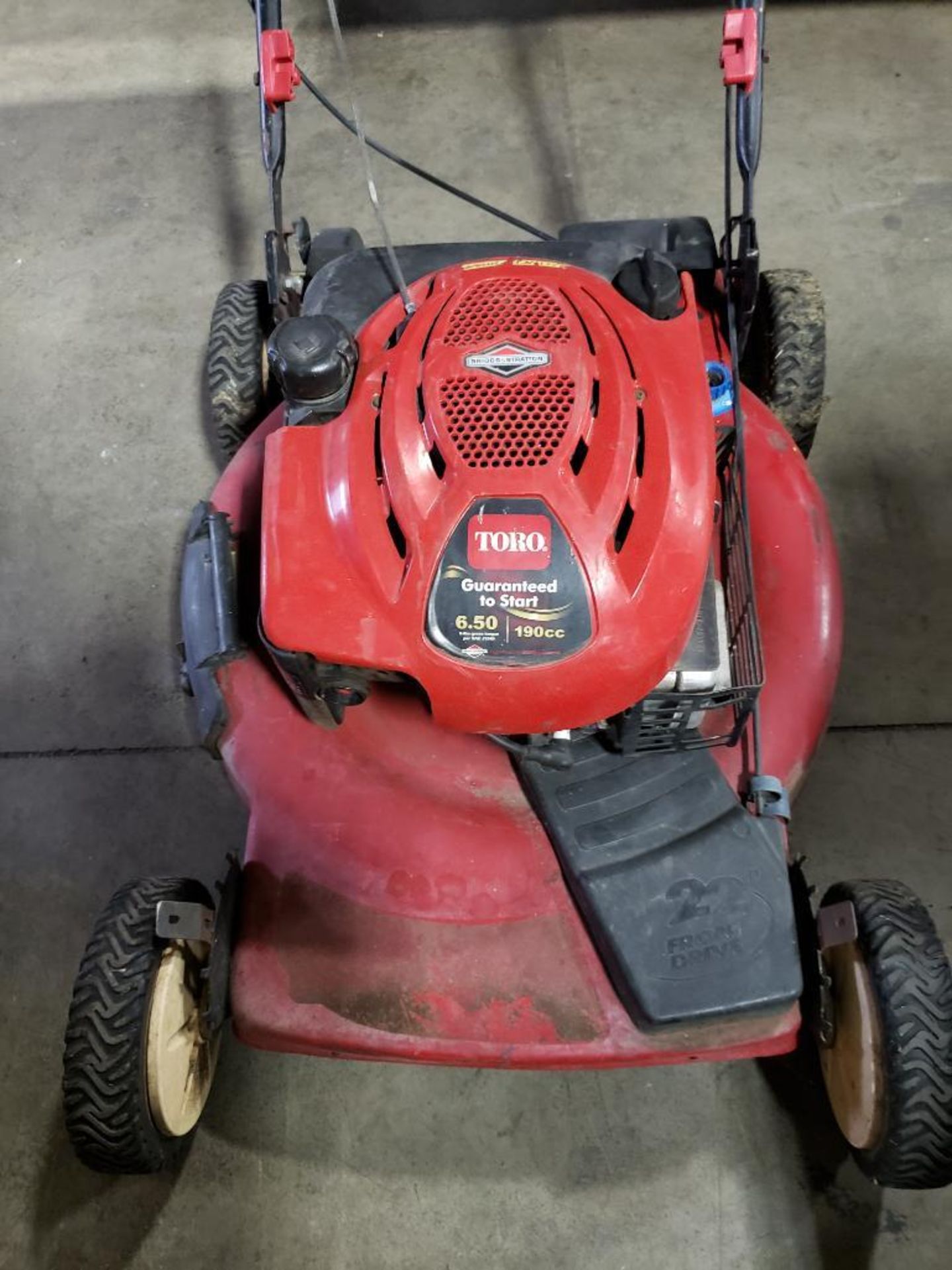 Toro lawn mower. 22" Front Drive. - Image 2 of 6