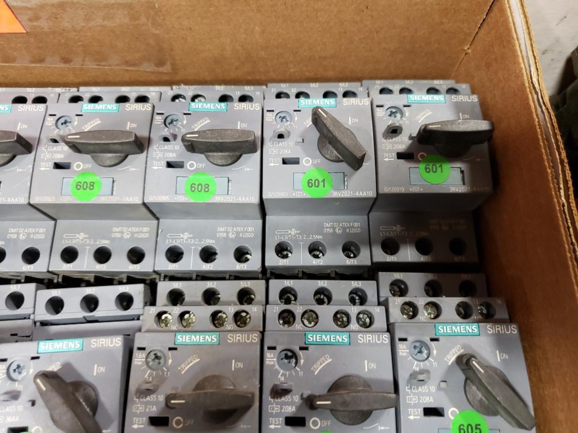 Assorted electrical contactor starters. Siemens. - Image 3 of 8