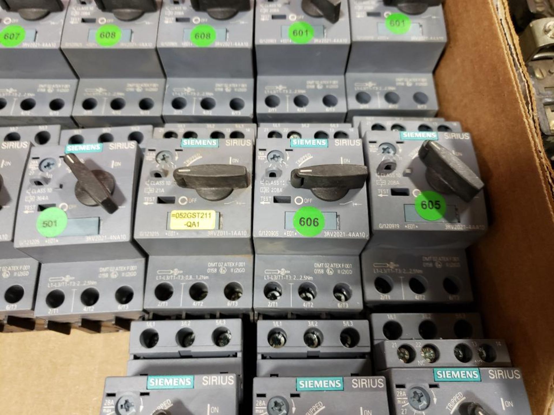 Assorted electrical contactor starters. Siemens. - Image 4 of 8