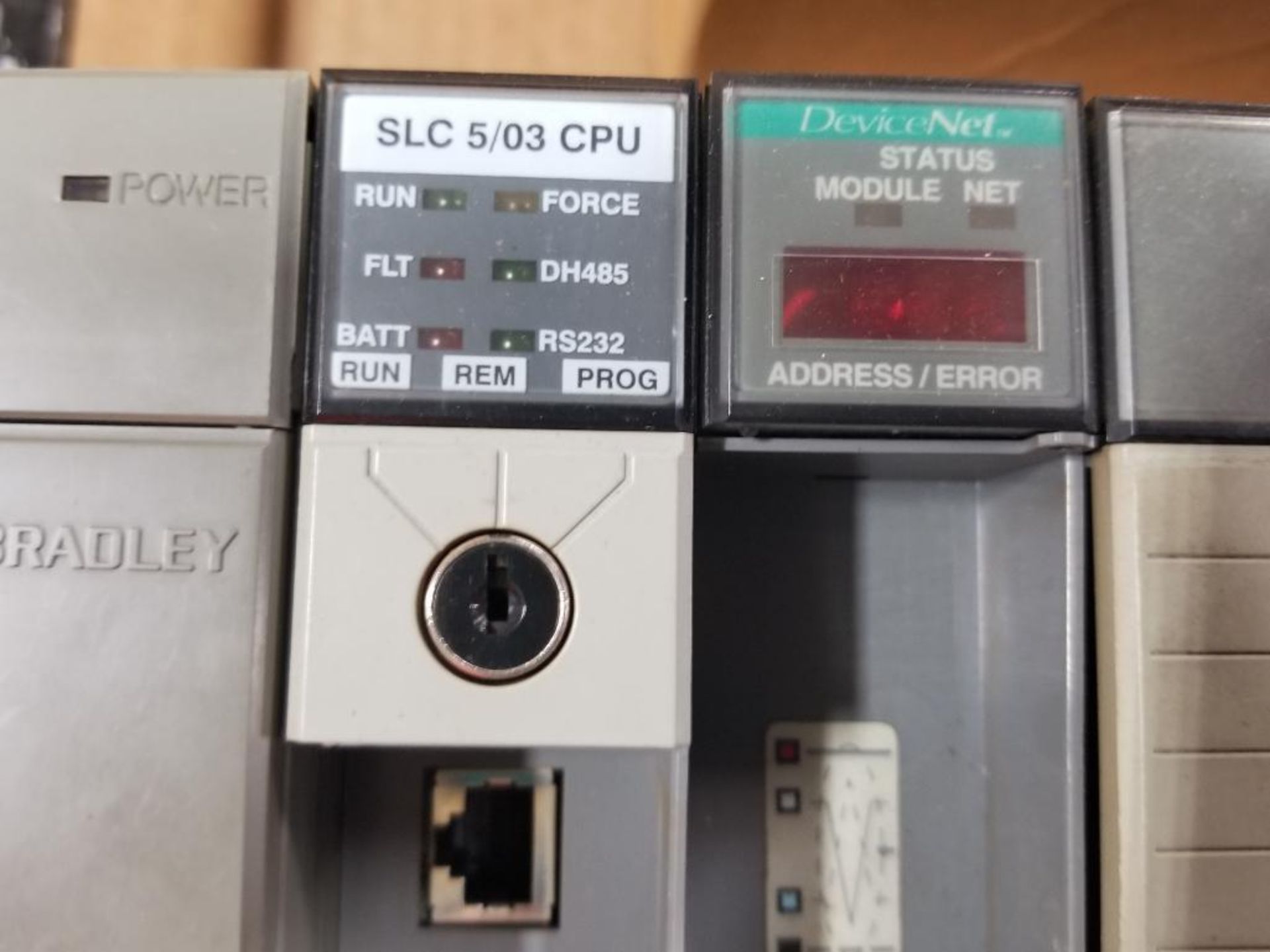 Allen Bradley SLC 5/03 CPU, DeviceNet, I/O rack. - Image 5 of 6