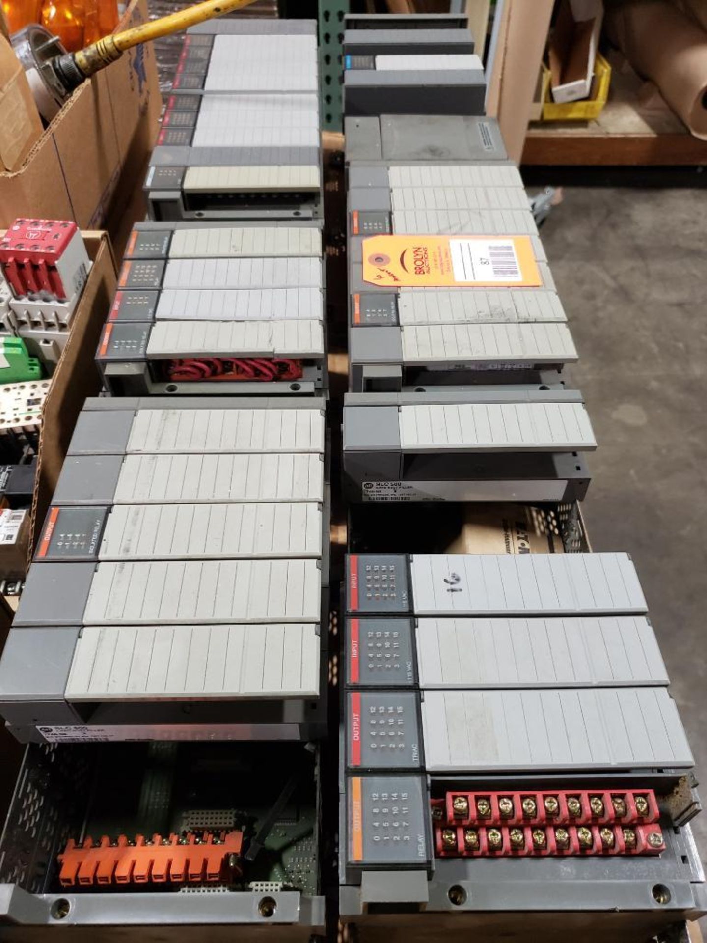 Qty 6 - Assorted Allen Bradley SLC control racks. I/O units. - Image 9 of 9