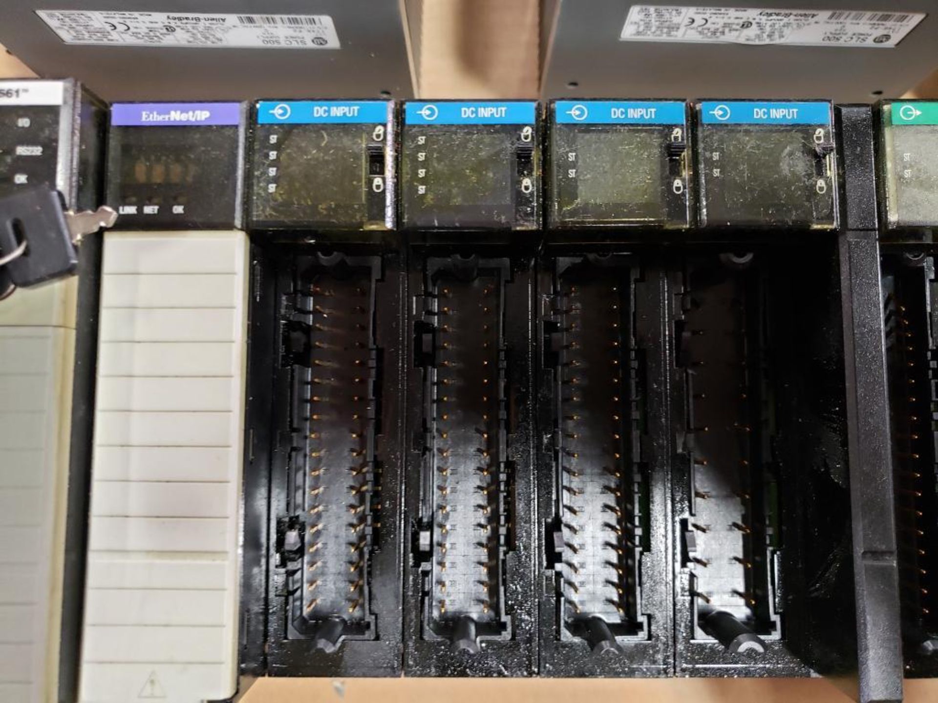 Allen Bradley 1756 programmable control rack. 1756-L61 Loglx PAC logic processor. EtherNet/IP. - Image 3 of 8