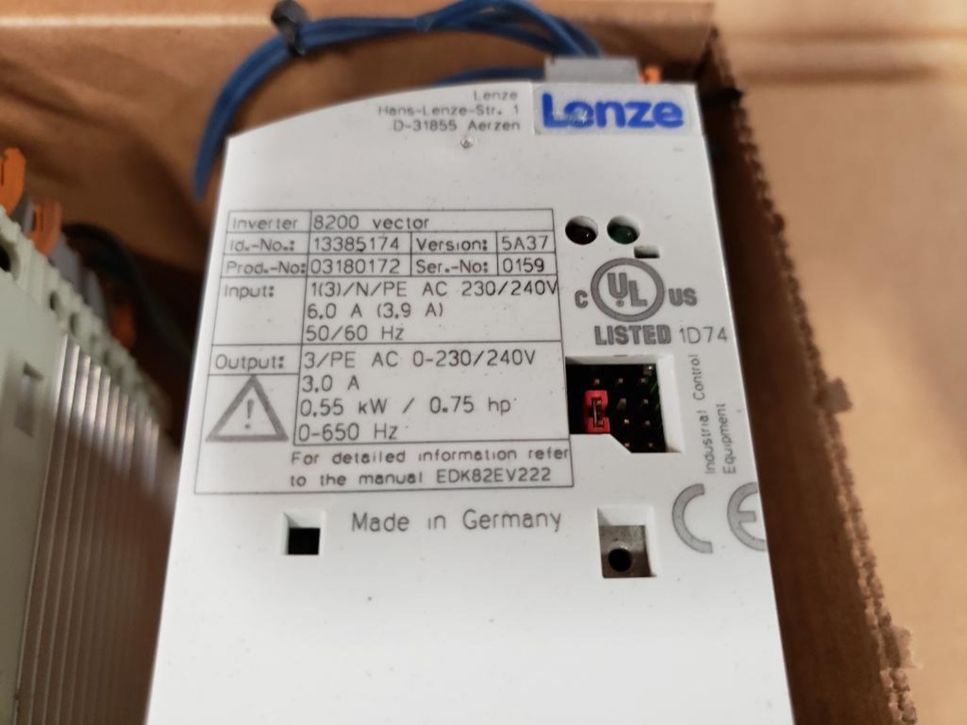 Qty 2 - Lenze 8200 vector drive. - Image 2 of 5